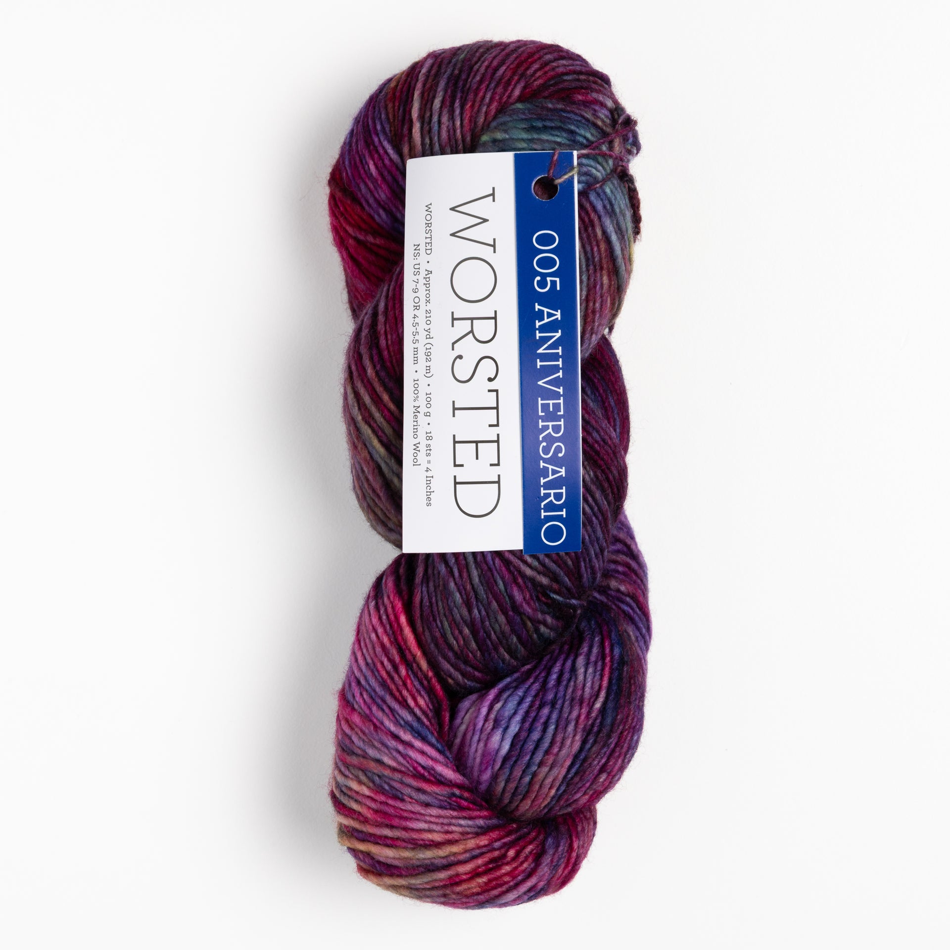 Malabrigo Worsted Merino Yarn - 005 Aniversario
