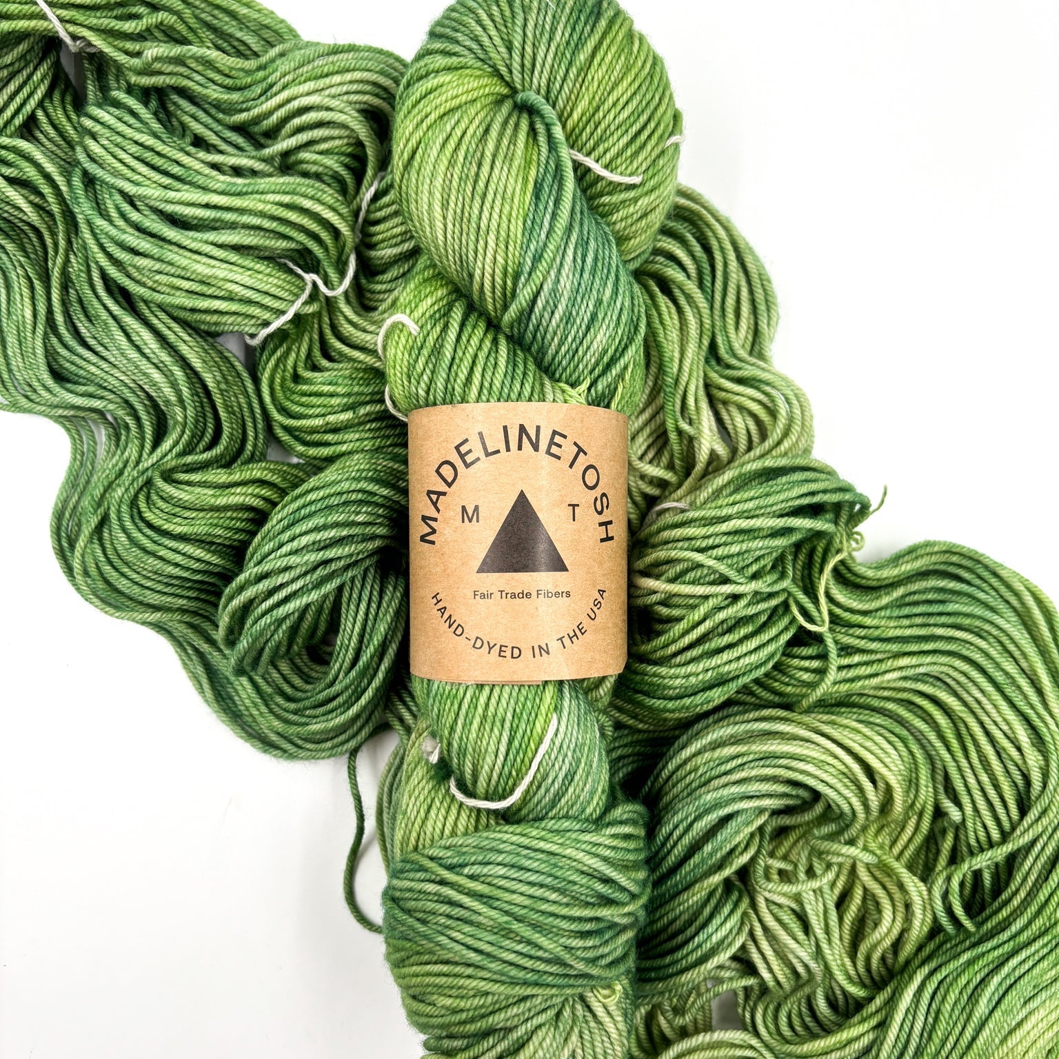 Madelinetosh Woolcycle Sport Yarn - Custom: JBW: Gauden's Greenery - Zoom Image
