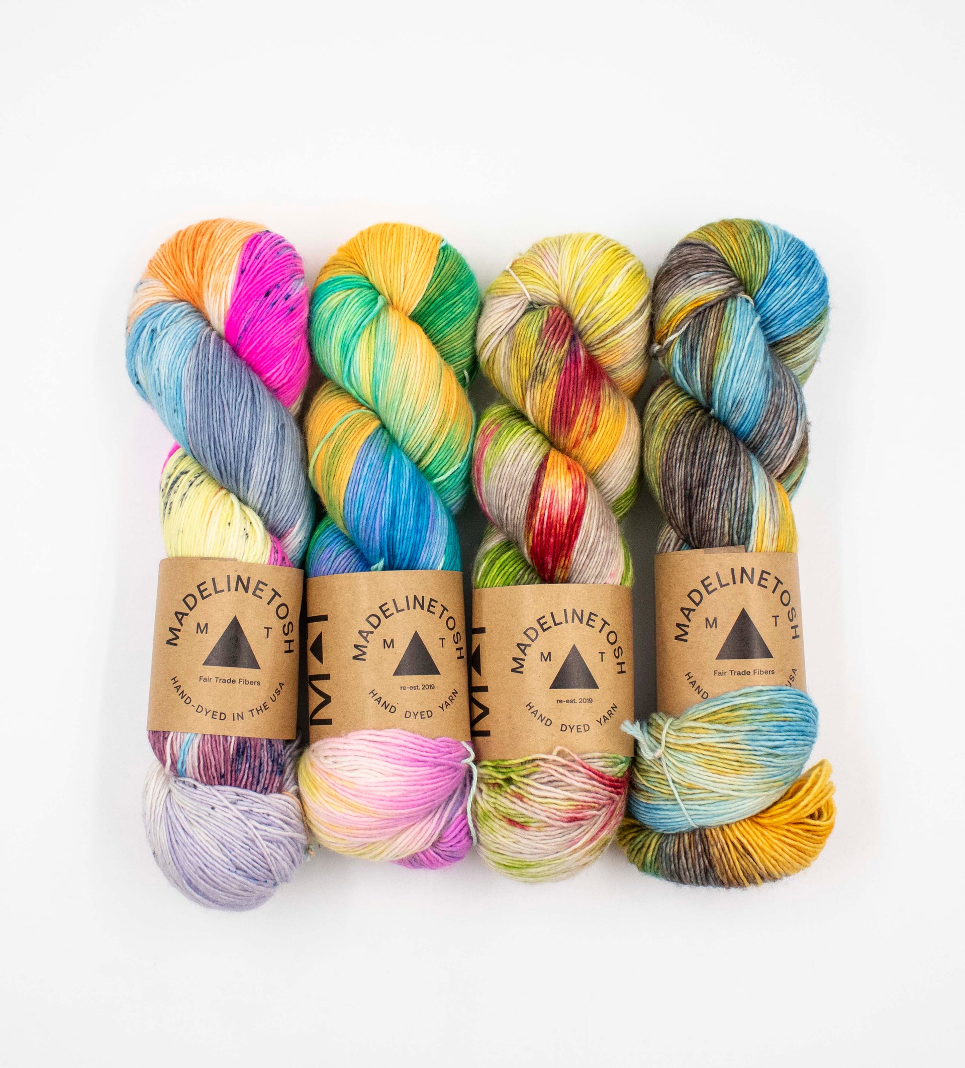 Madelinetosh Tosh Merino Light Rare Gems Fade Bundles - Refracting Diamonds
