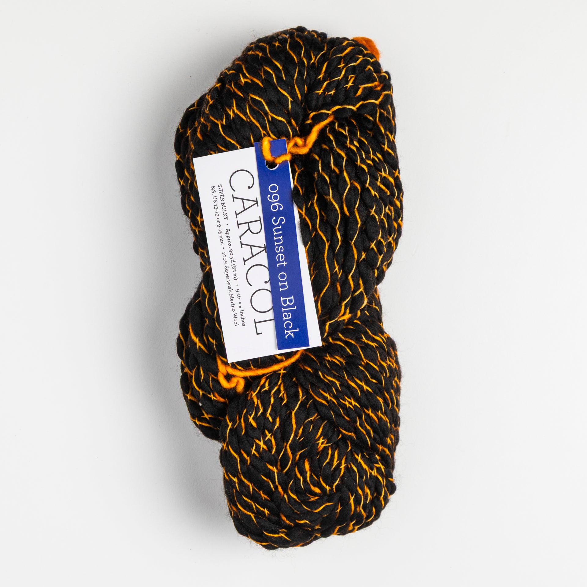 Malabrigo Caracol Yarn - 096 Sunset on Black
