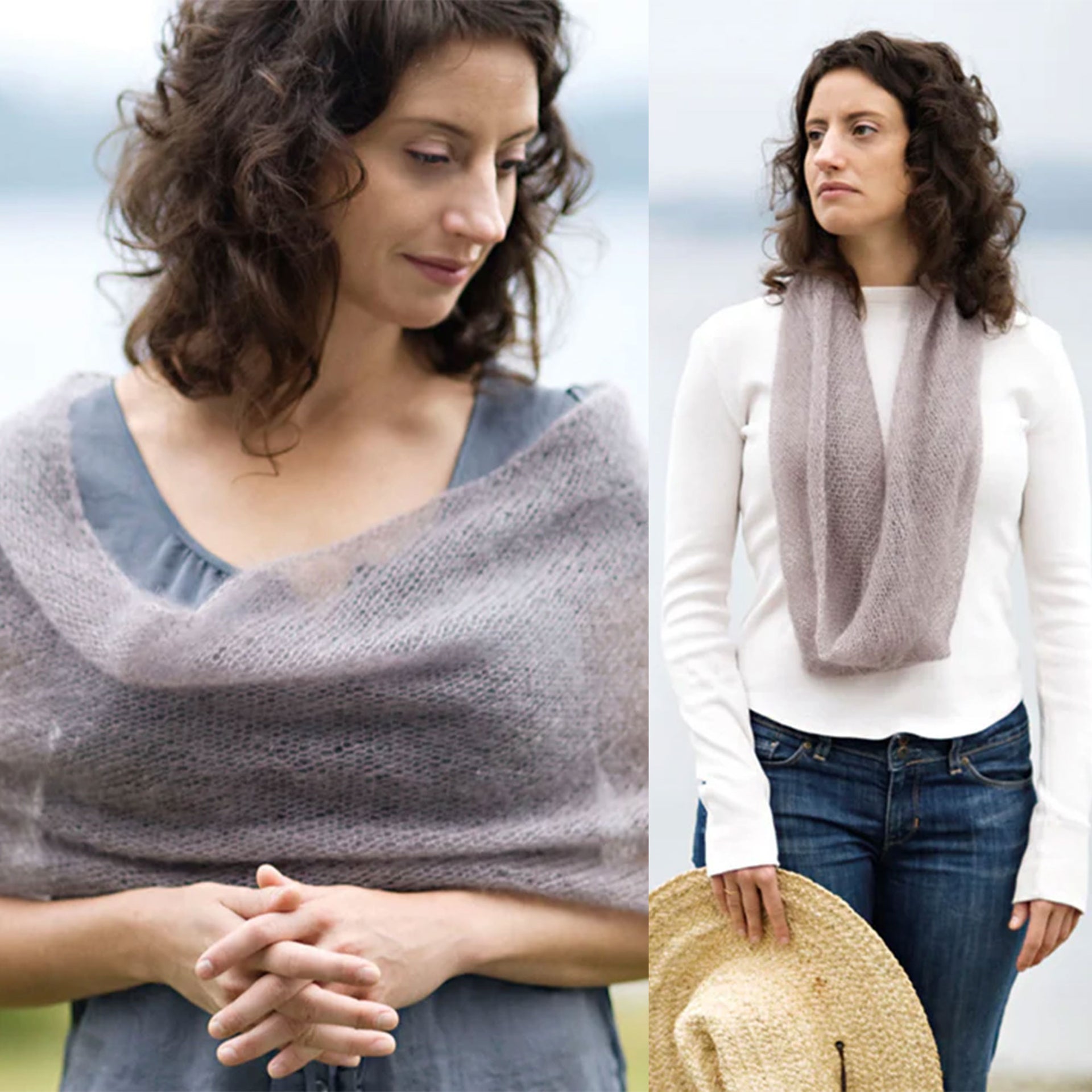 Churchmouse Classics Patterns - Mohair Bias Loop

