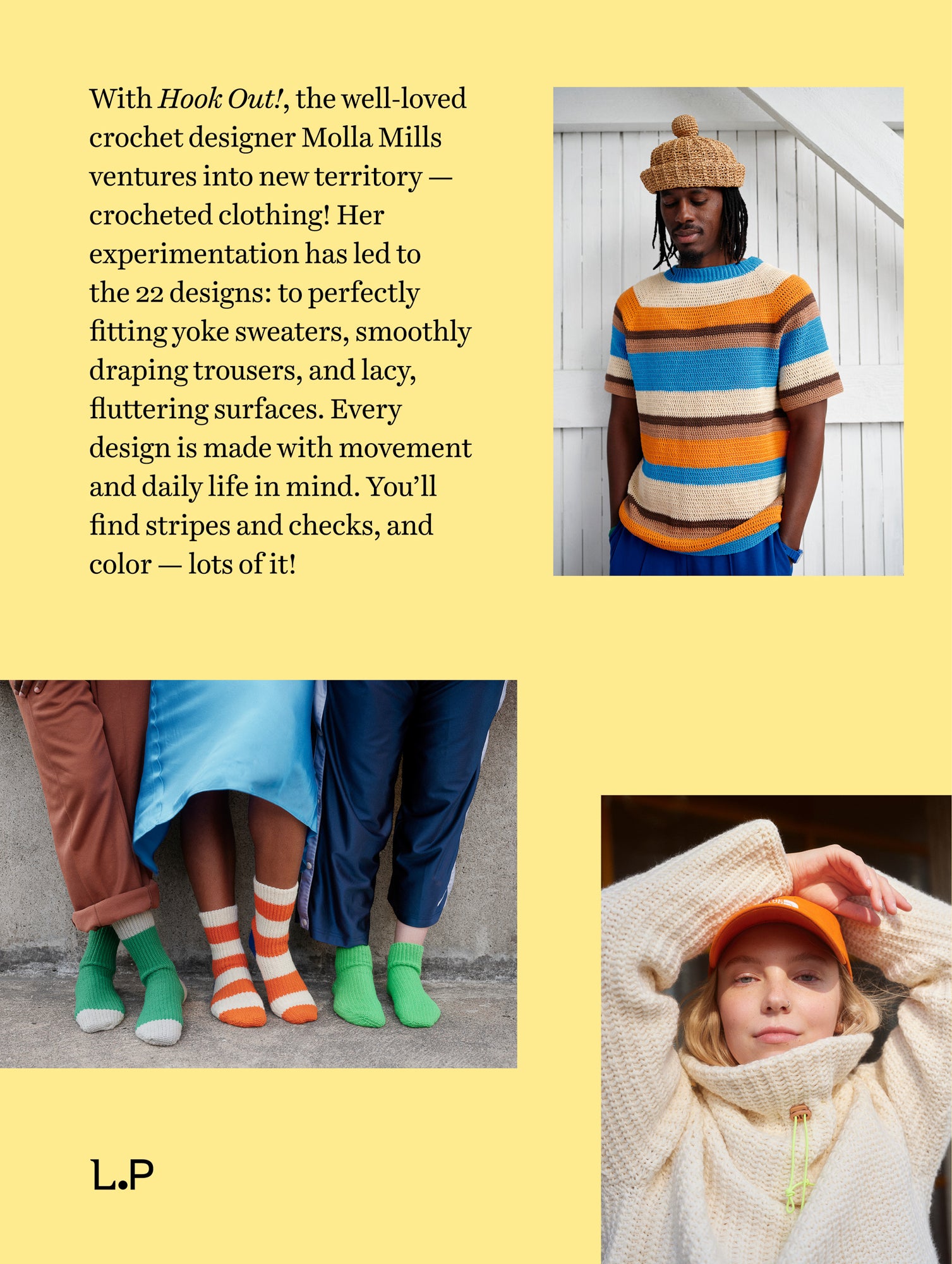 Laine Magazine Molla Mills Books - Hook Out!: Fresh Crochet Wear
