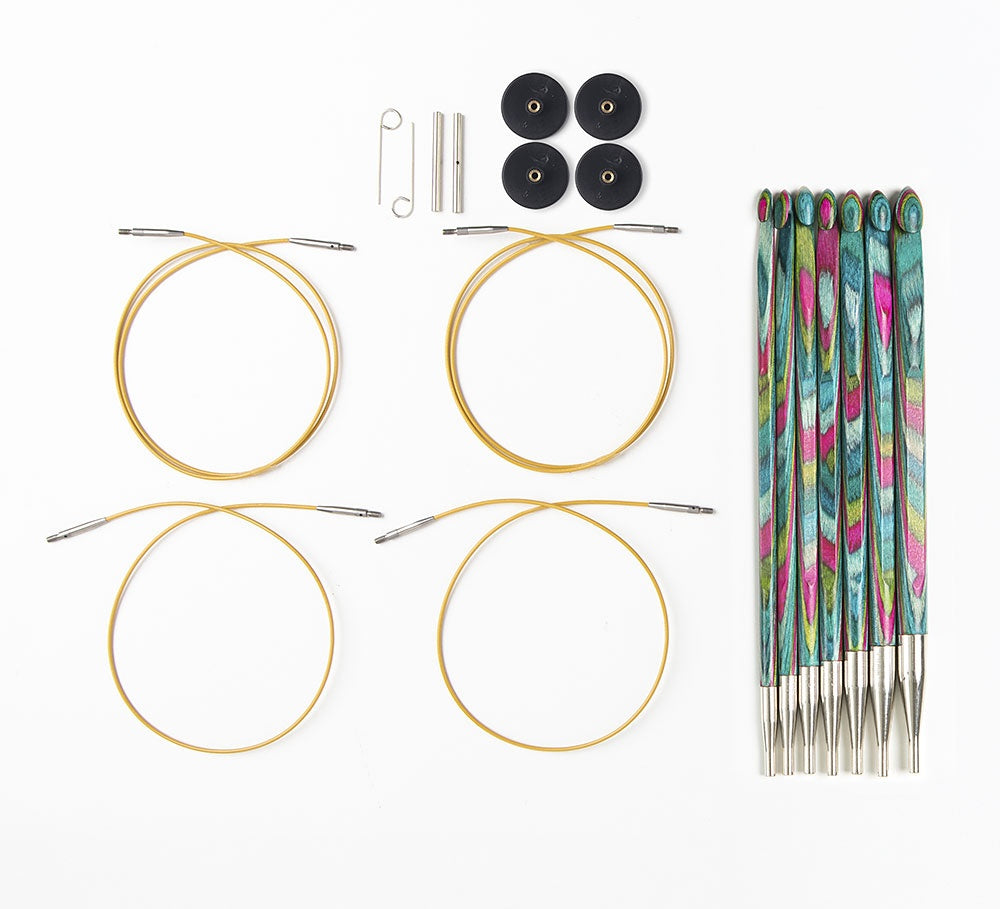 Knit Picks Aura Tunisian Crochet Hook Set
