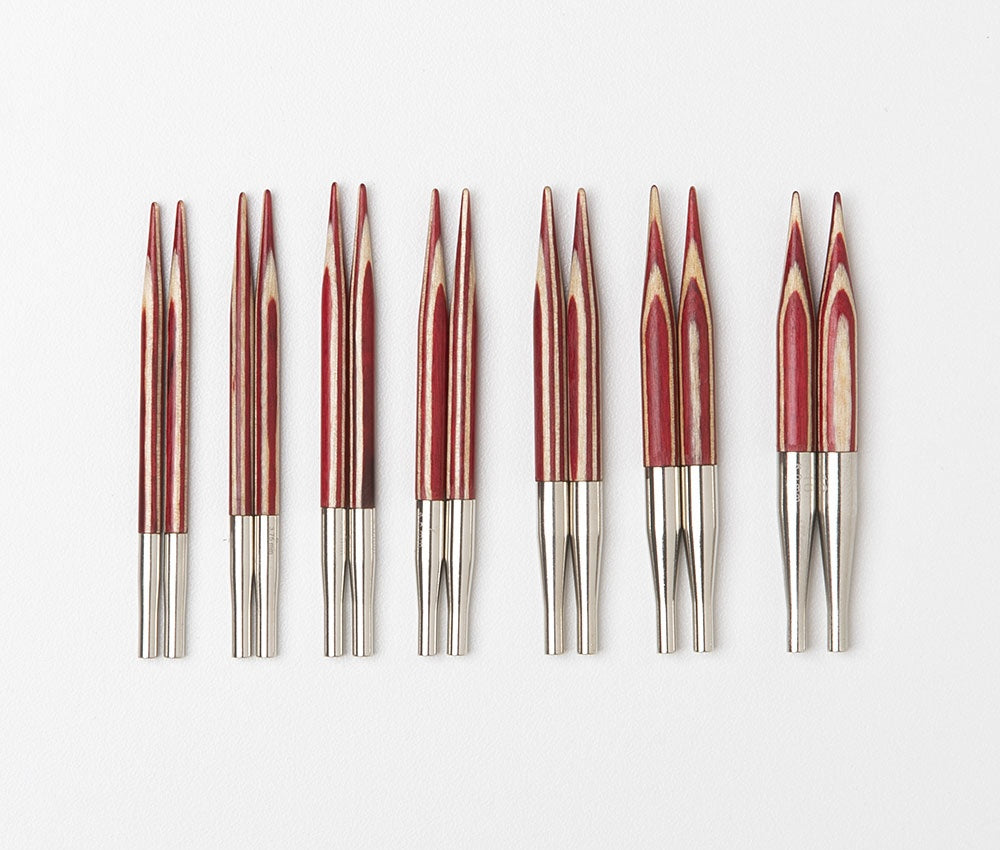 Knit Picks Peppermint Twist Short Interchangeable Needle Clutch Set - US 4-10

