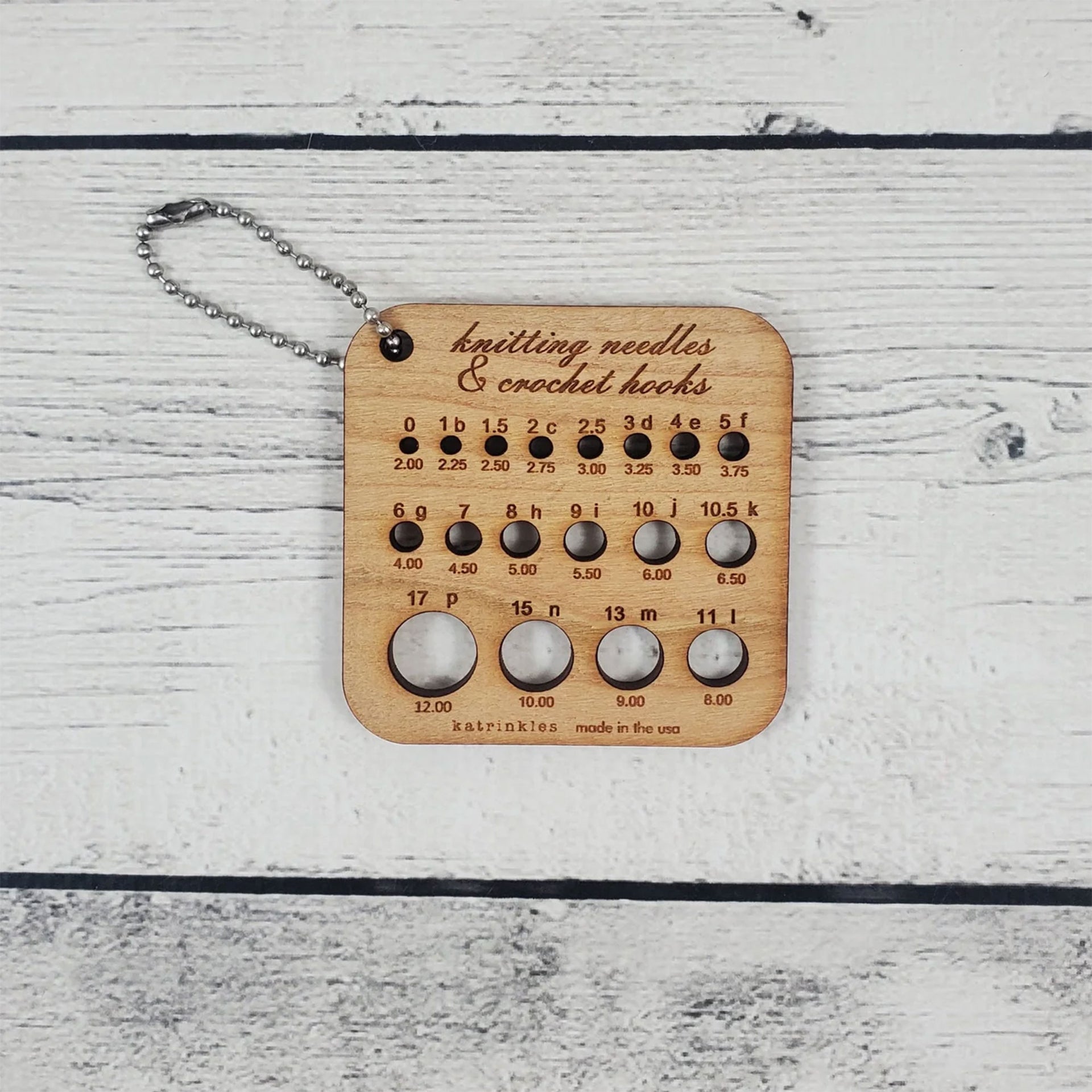 Katrinkles Mini Tools - Needle/Hook Gauge
