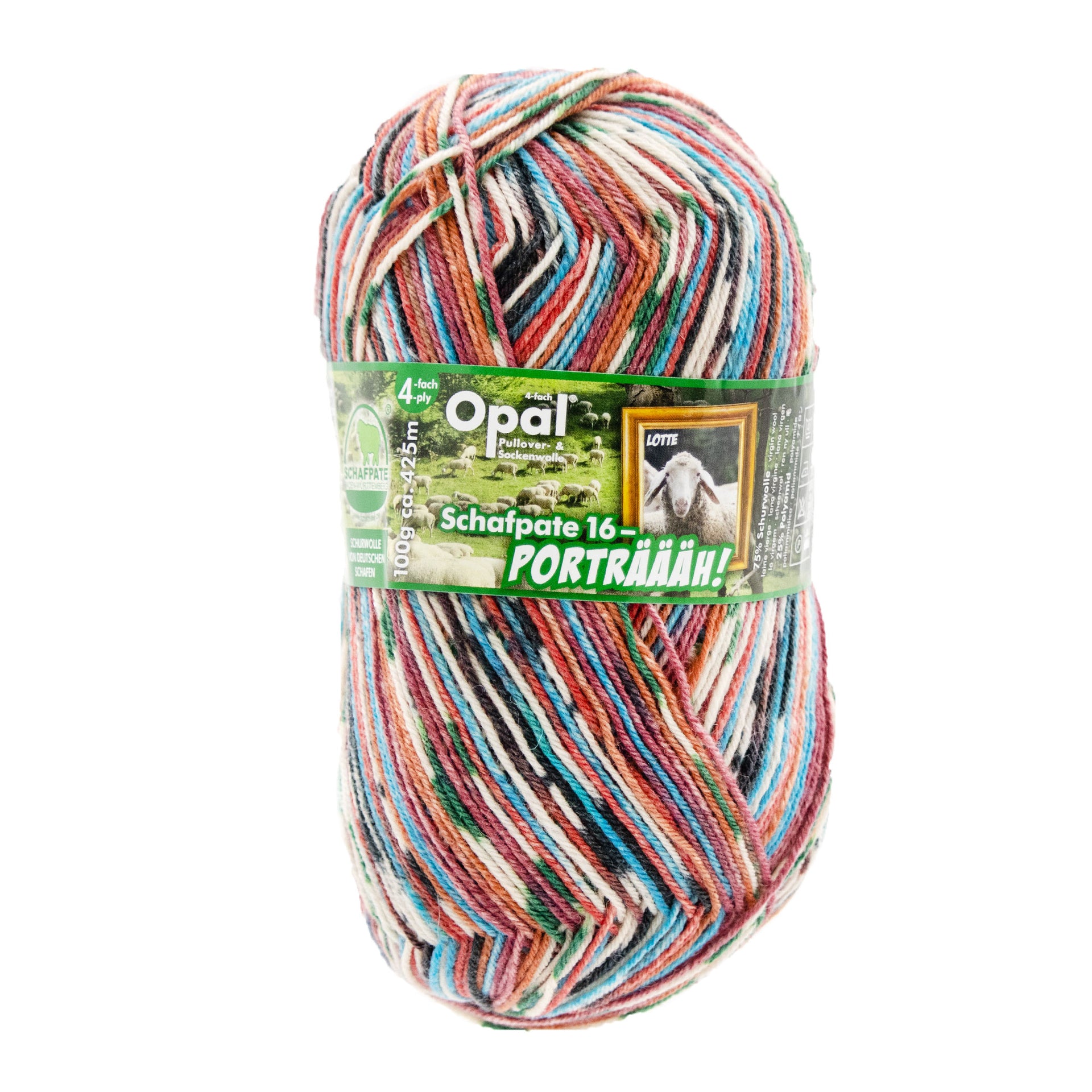 Opal Schafpate 16 - PORTRAAAH! Yarn - 11450 - Lotte

