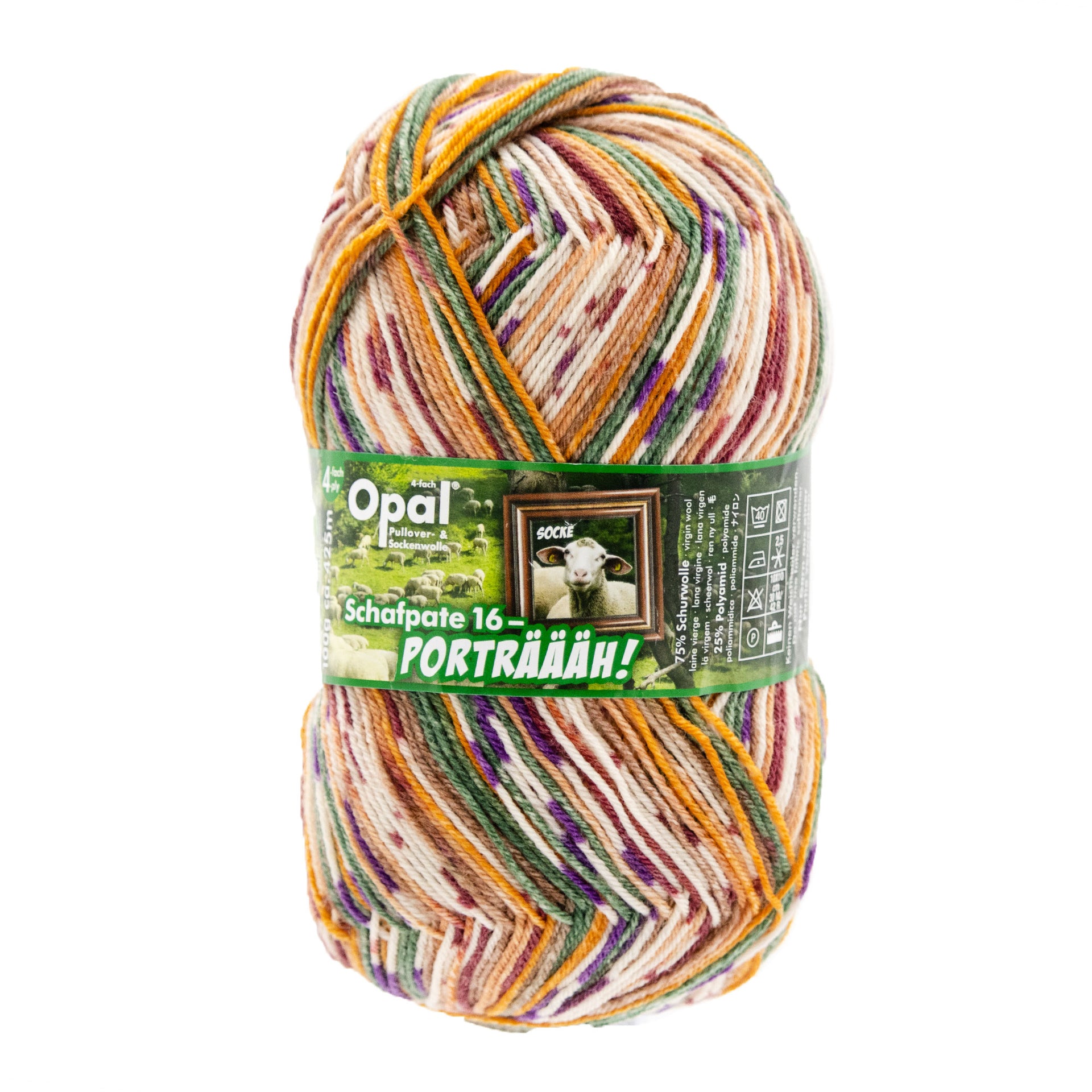 Opal Schafpate 16 - PORTRAAAH! Yarn - 11455 - Socke
