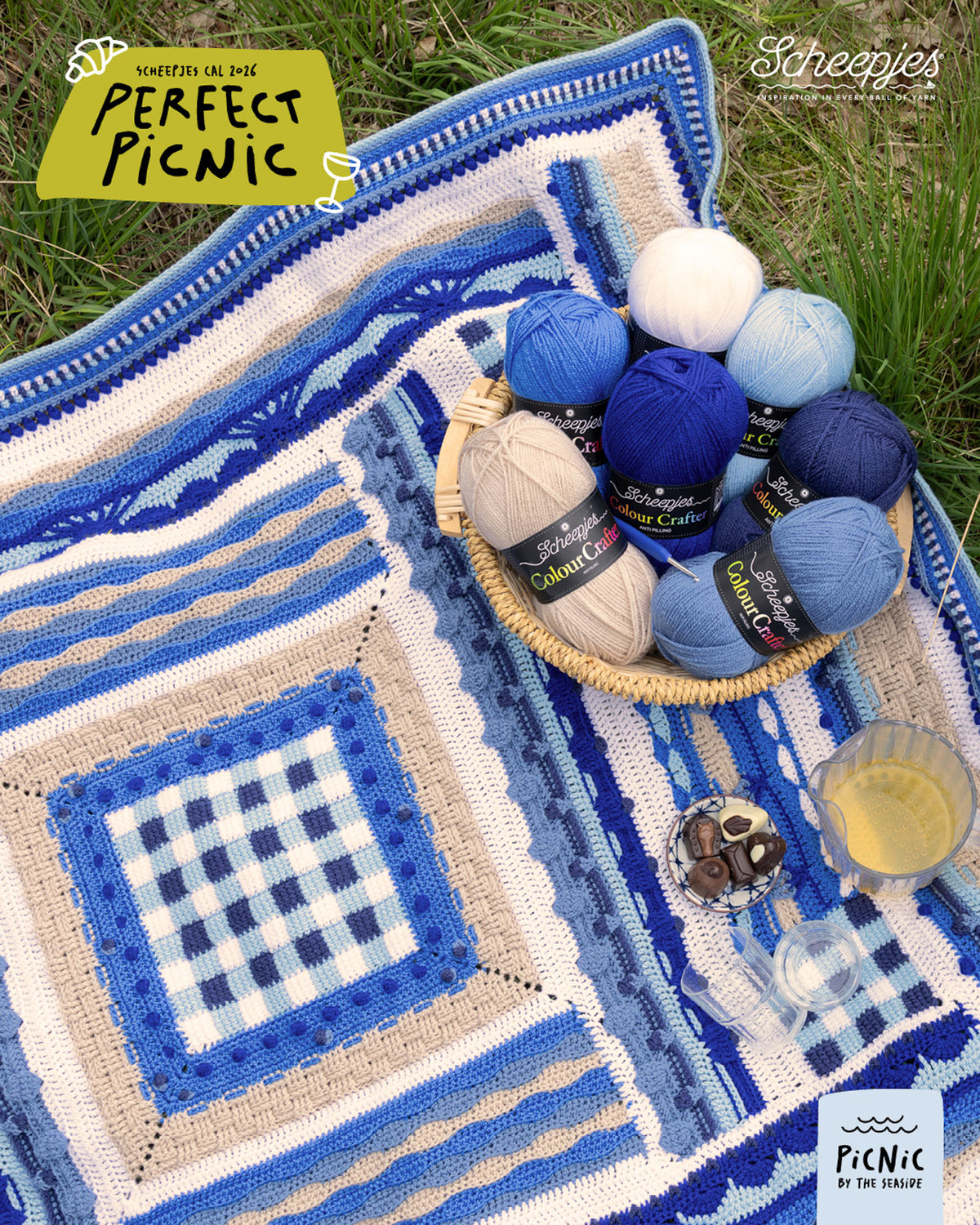 Scheepjes Perfect Picnic CAL - Cotton Create - Picnic by the Seaside
