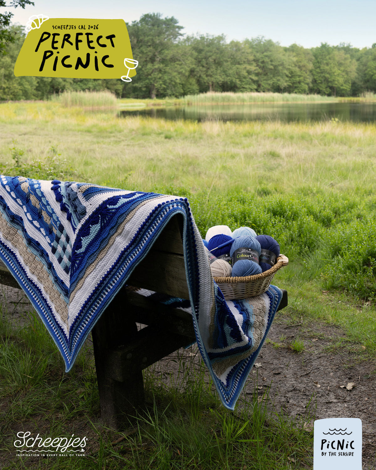 Scheepjes Perfect Picnic CAL - Cotton Create - Picnic by the Seaside
