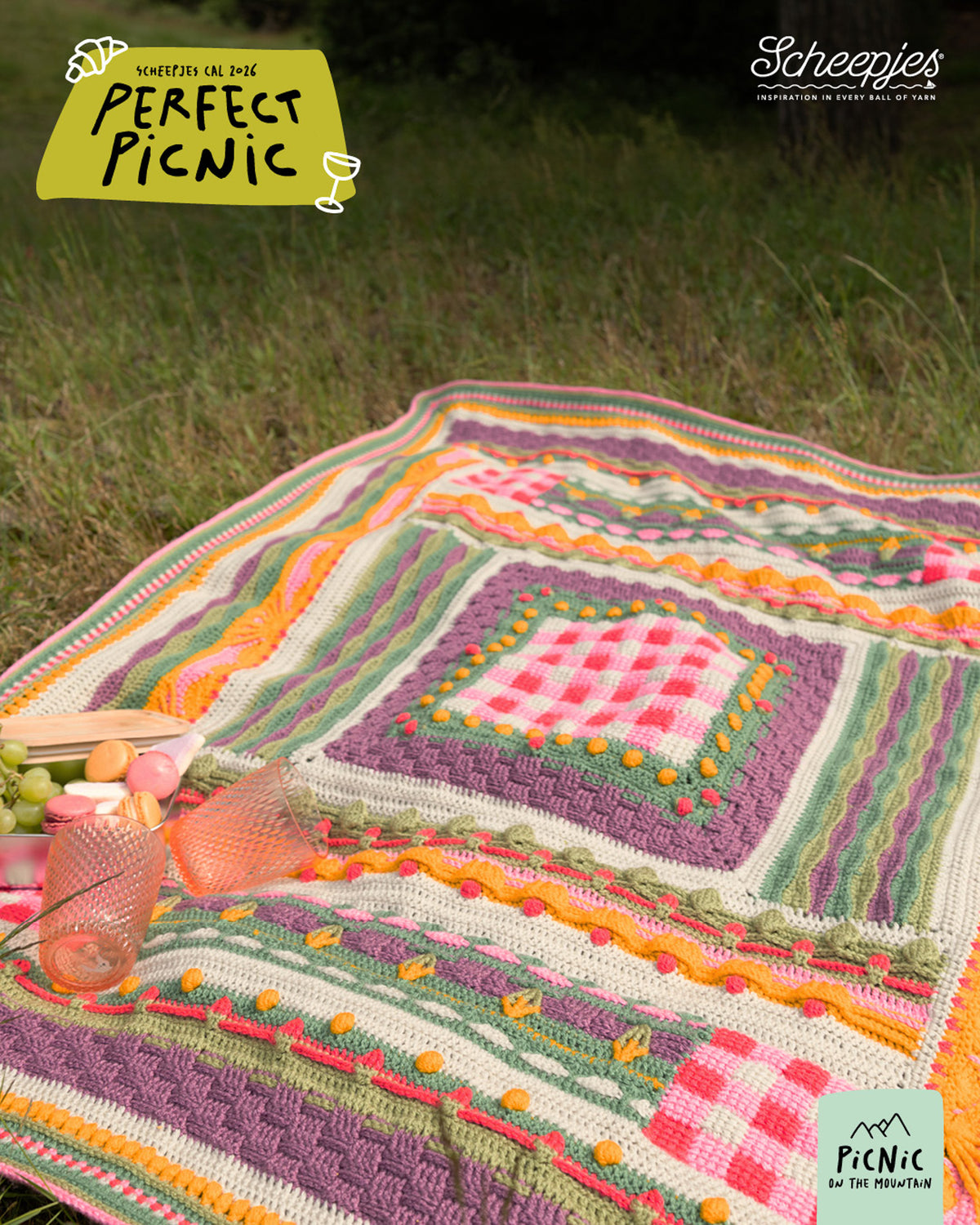 Scheepjes Perfect Picnic CAL - Cotton Create - Picnic on the Mountain
