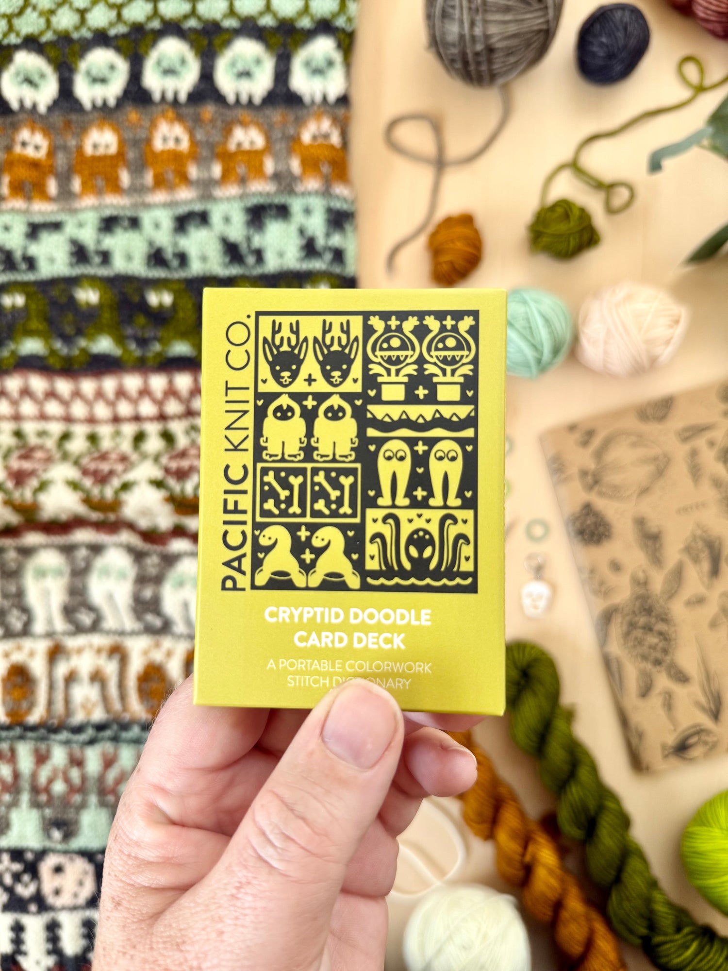 Pacific Knit Co. Cryptid Doodle Card Deck
