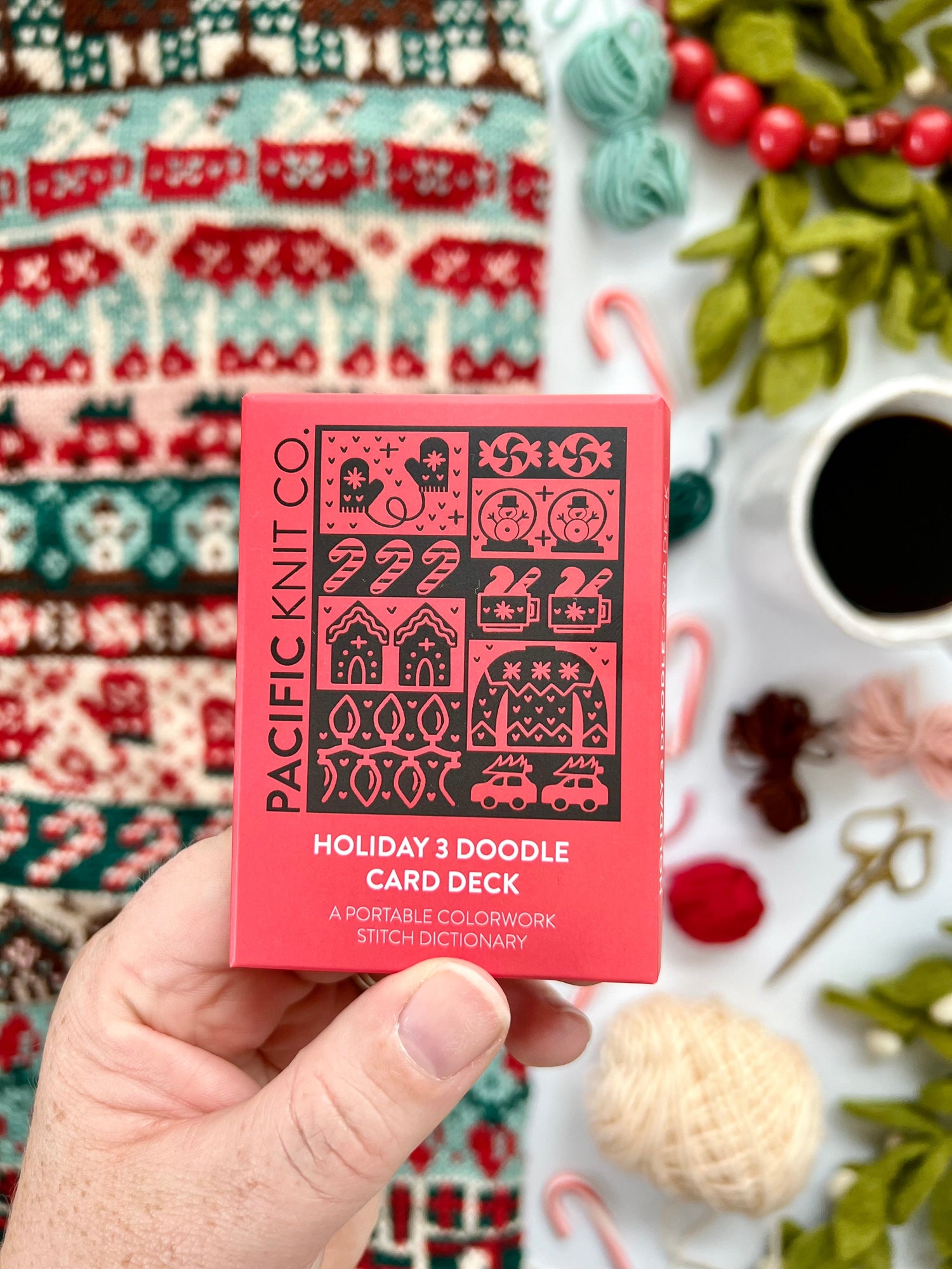 Pacific Knit Co. Holiday 3 Doodle Card Deck
