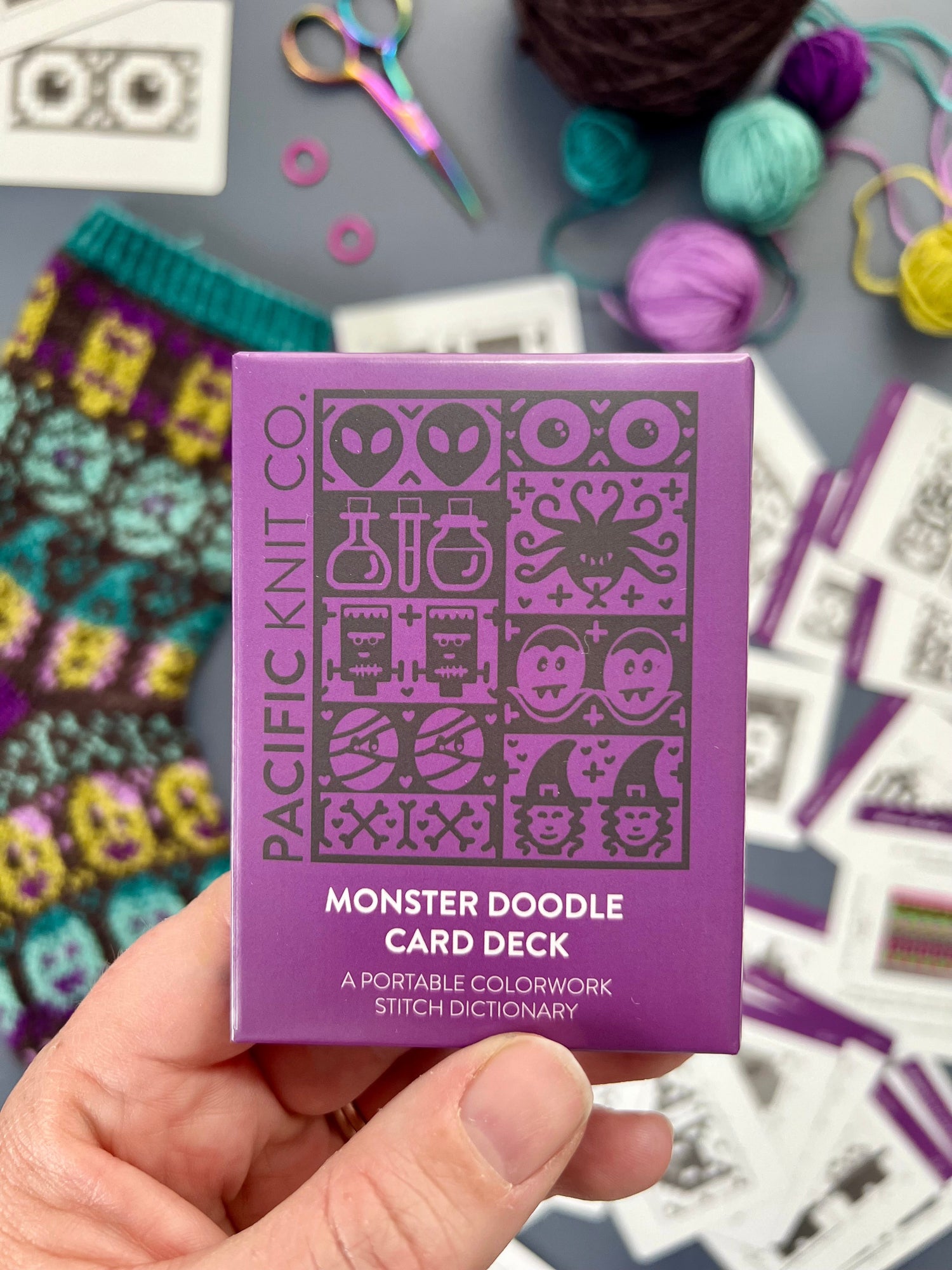 Pacific Knit Co. Monster Doodle Card Deck
