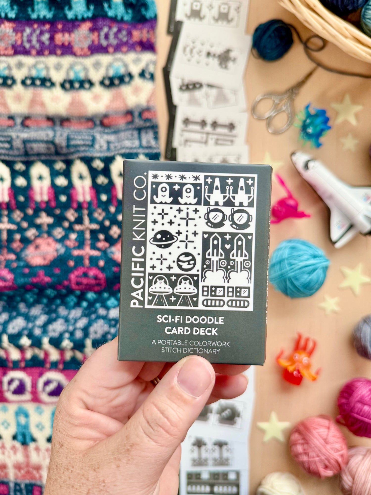 Pacific Knit Co. Sci-Fi Doodle Card Deck
