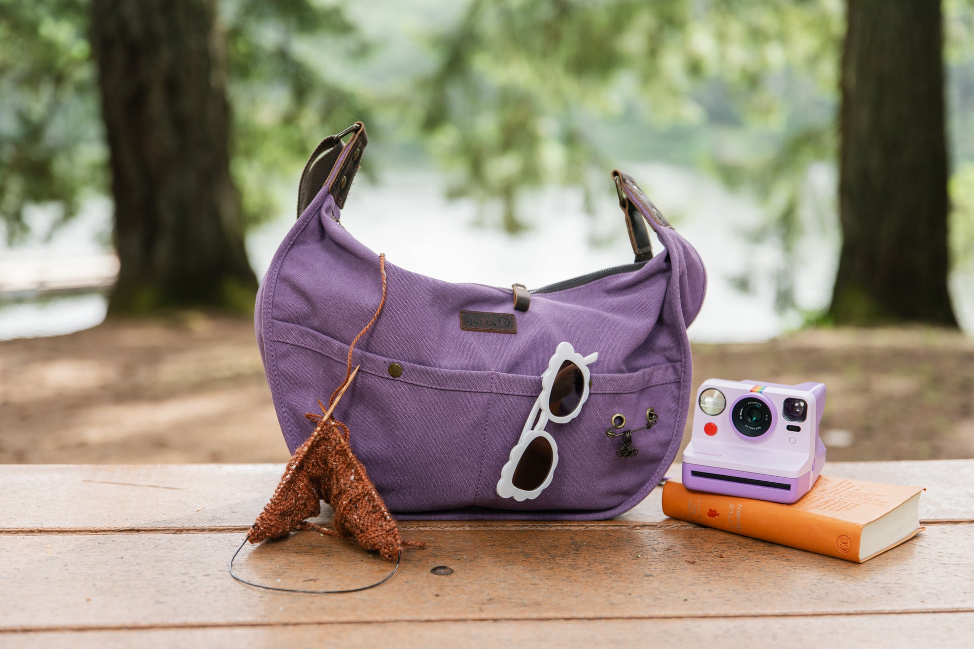 della Q Adella Sling - Plum
