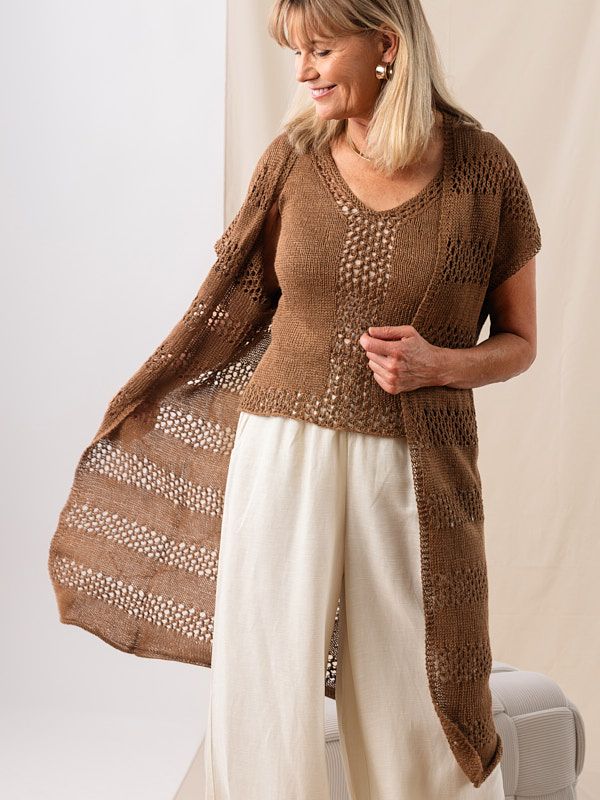 Berroco Modern Linen Patterns - Rilke - PDF Download
