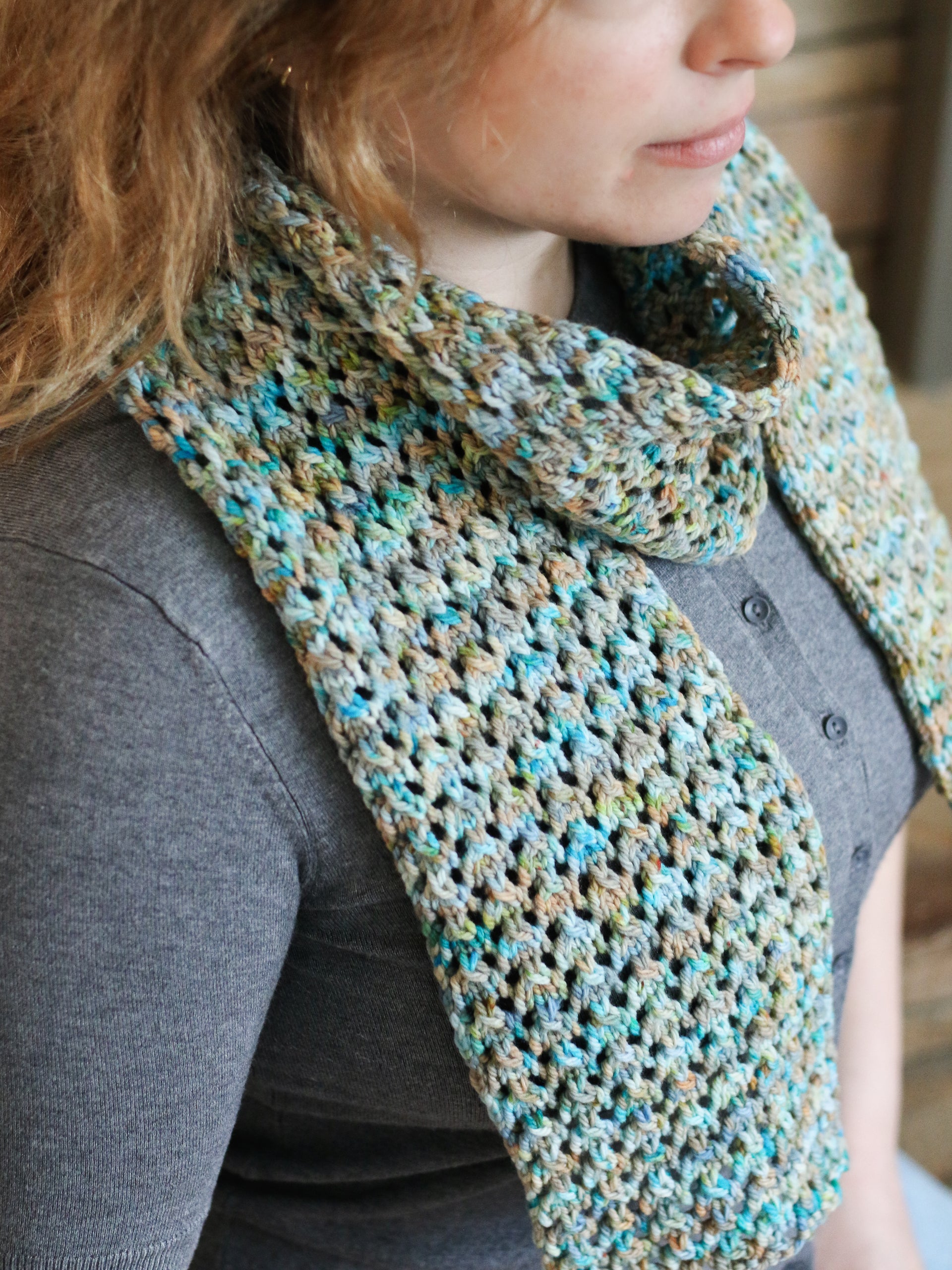 Madelinetosh Tosh Patterns - Rodeo Ride Scarf - PDF Download
