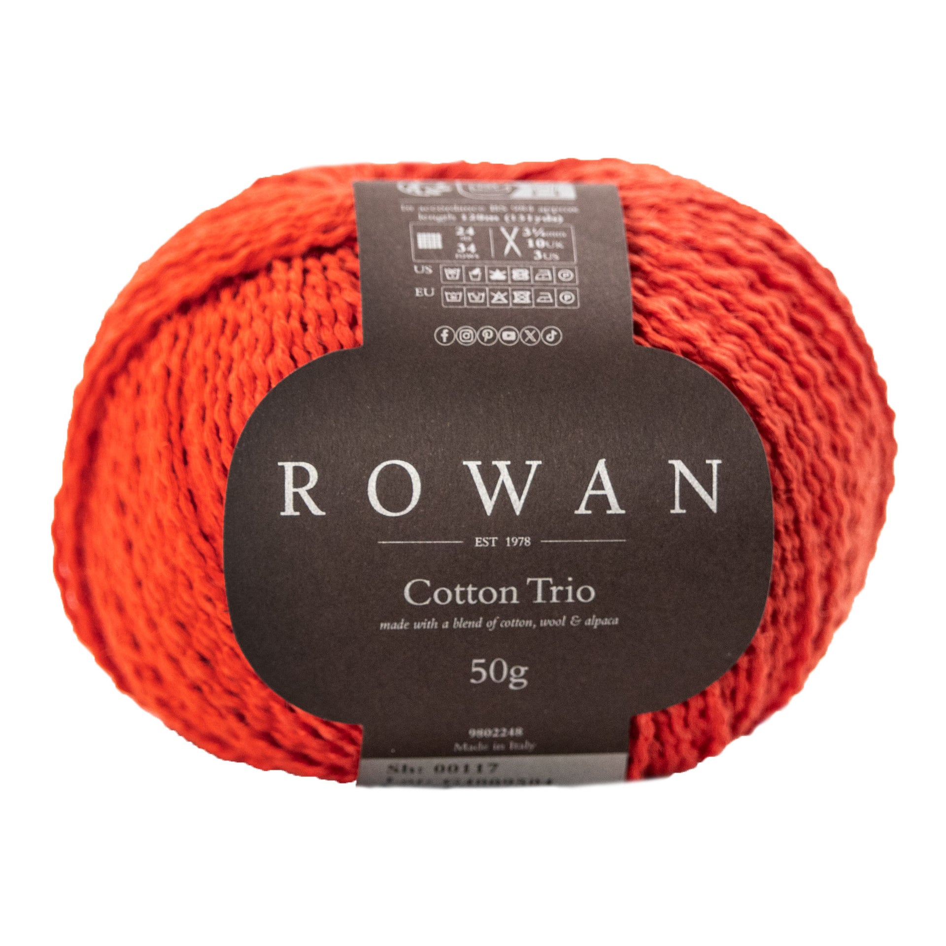 Rowan Cotton Trio Yarn - 117 Tiger
