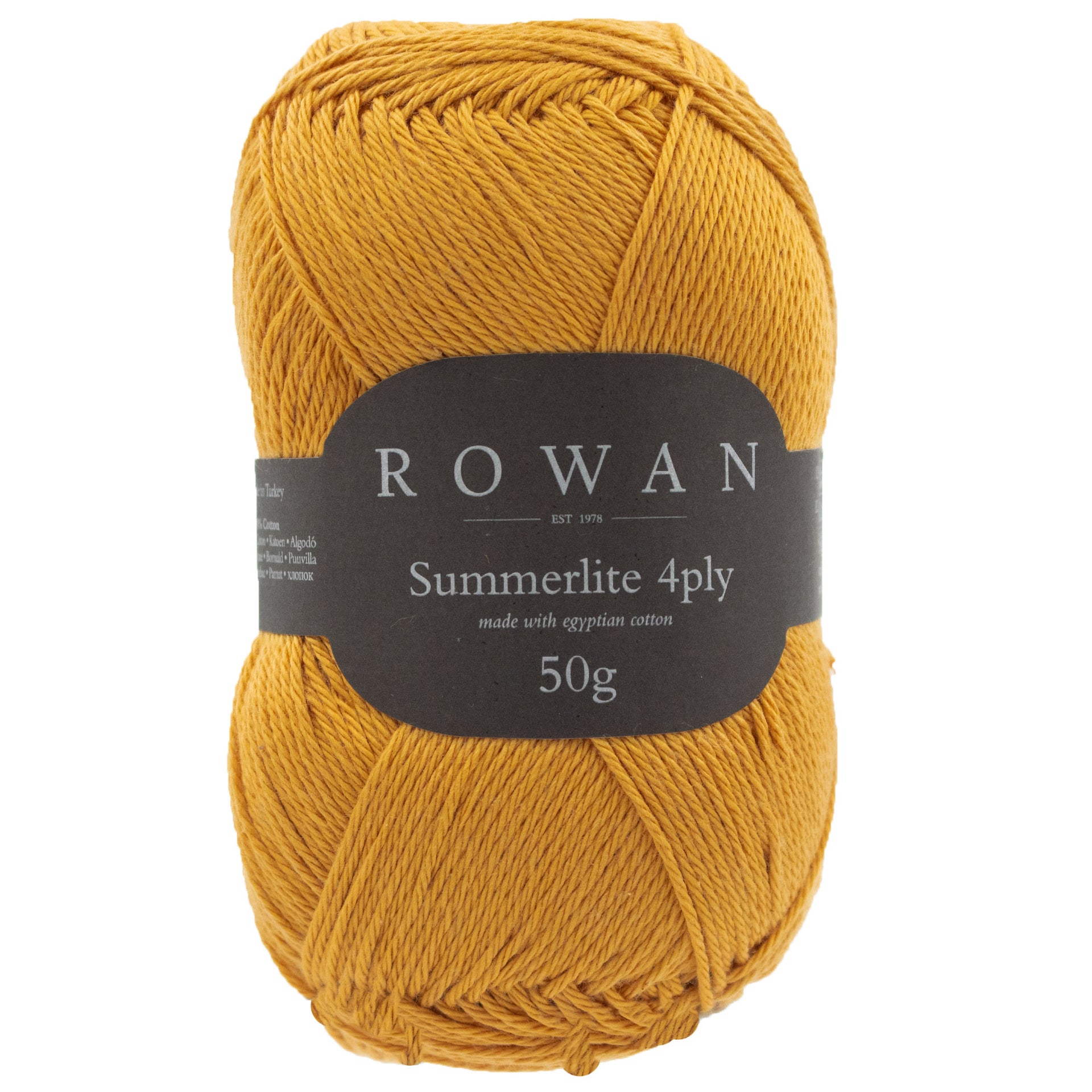 Rowan Summerlite 4ply Yarn - 439 Touch of Gold
