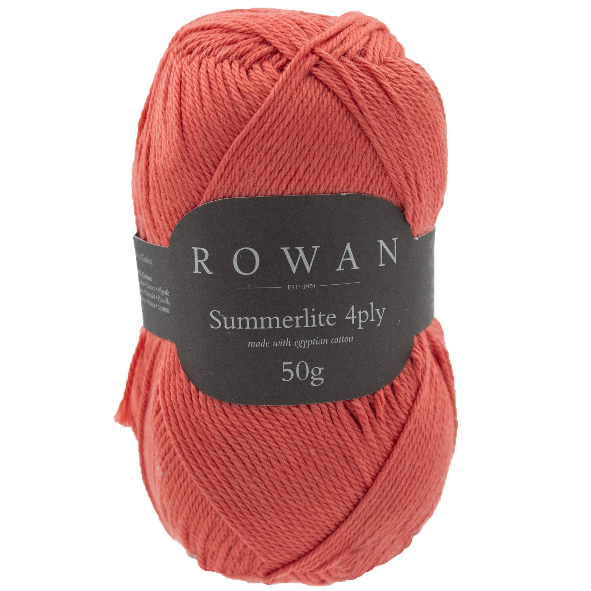 Rowan Summerlite 4ply Yarn - 442 Coral Blush
