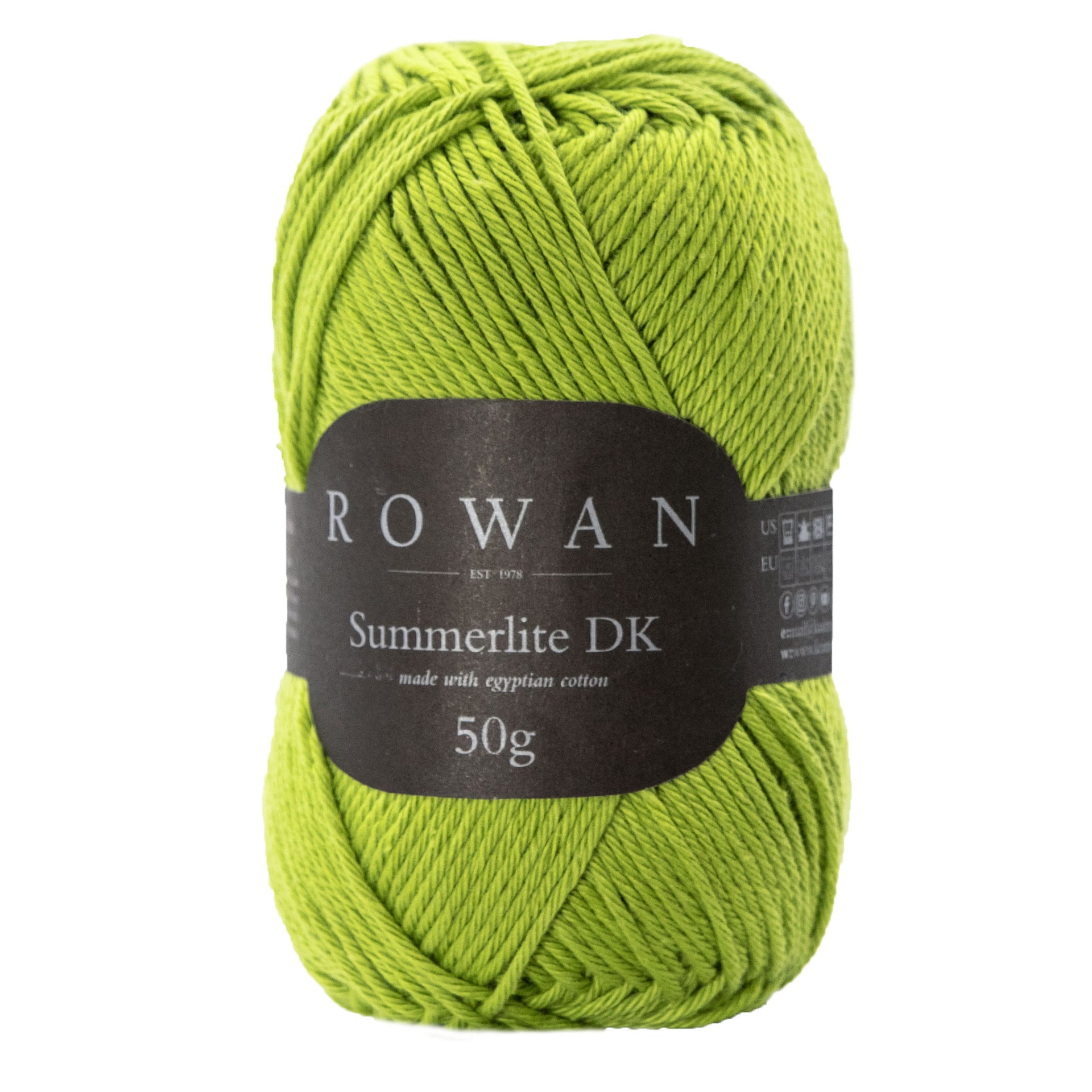 Rowan Summerlite DK Yarn - 481 Lime
