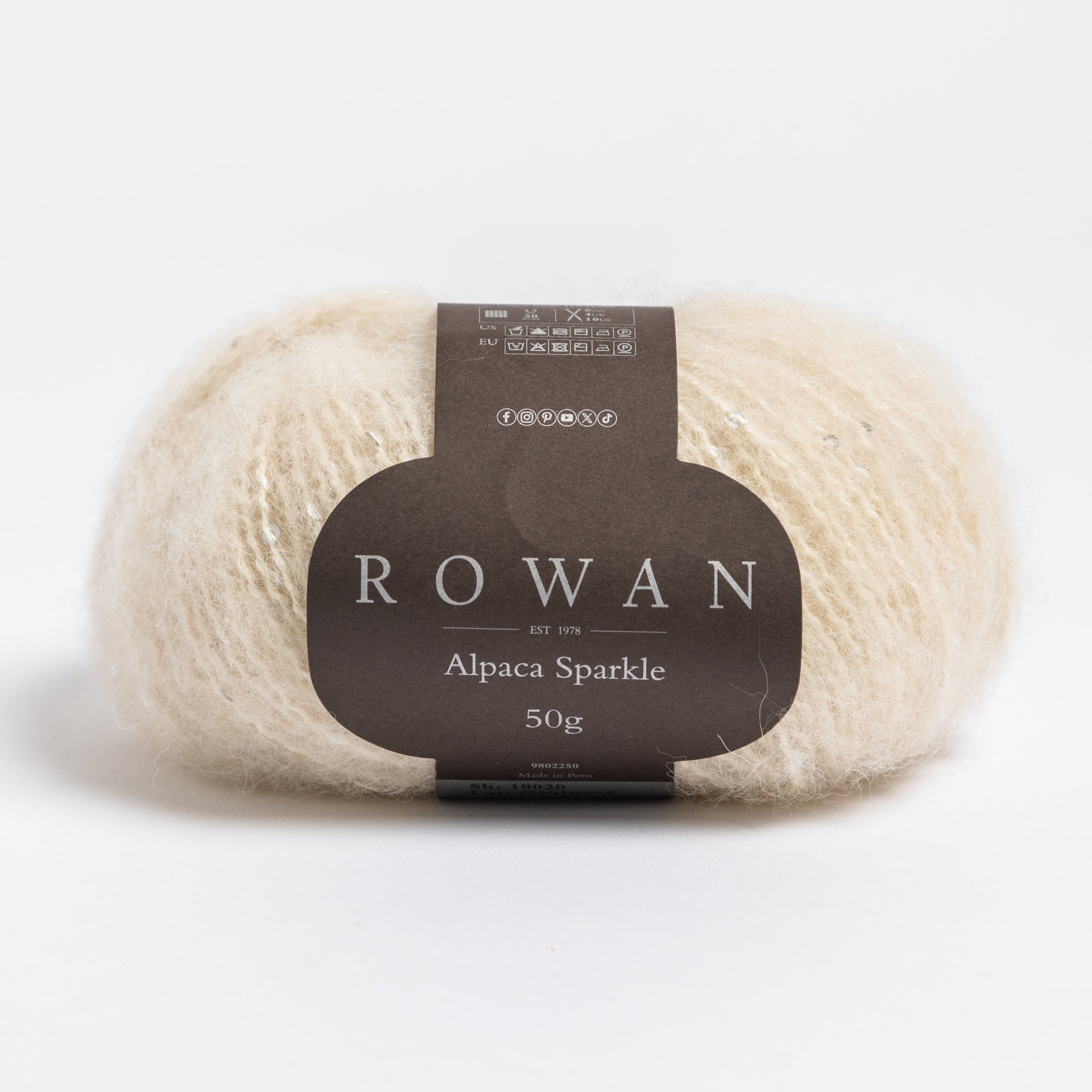 Rowan Alpaca Sparkle Yarn - 10020 Almond
