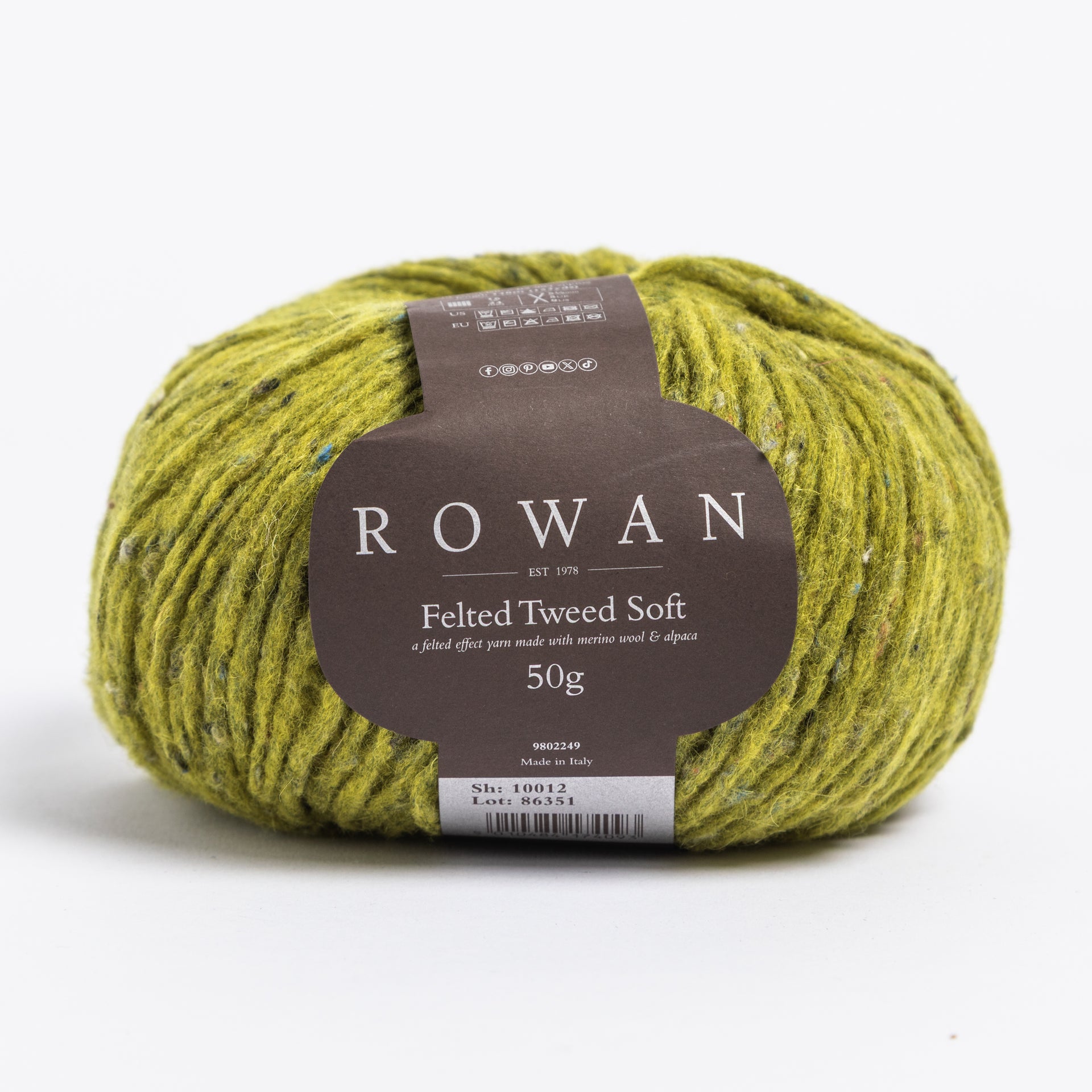 Rowan Felted Tweed Soft Yarn - 012 Avocado
