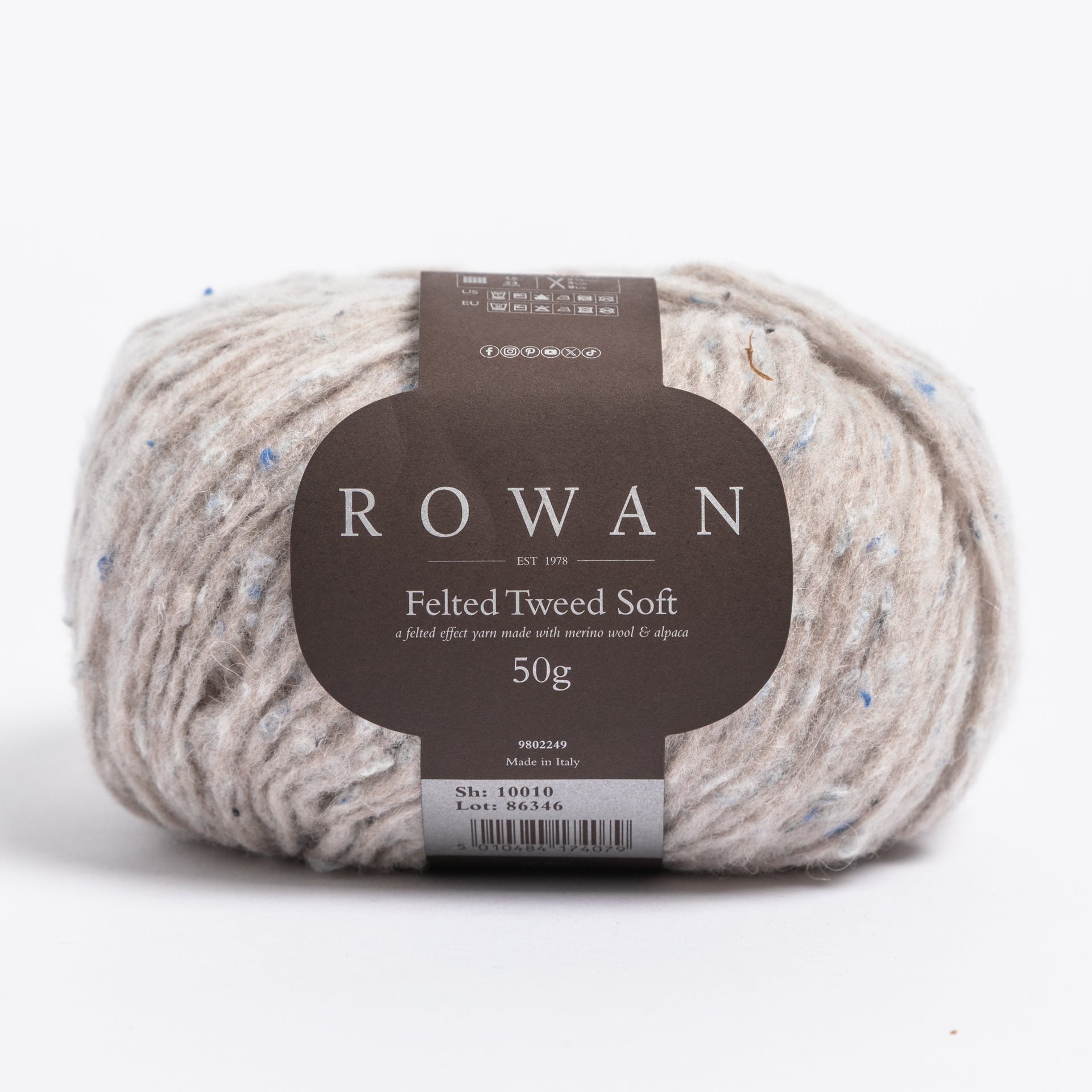 Rowan Felted Tweed Soft Yarn - 010 Clay
