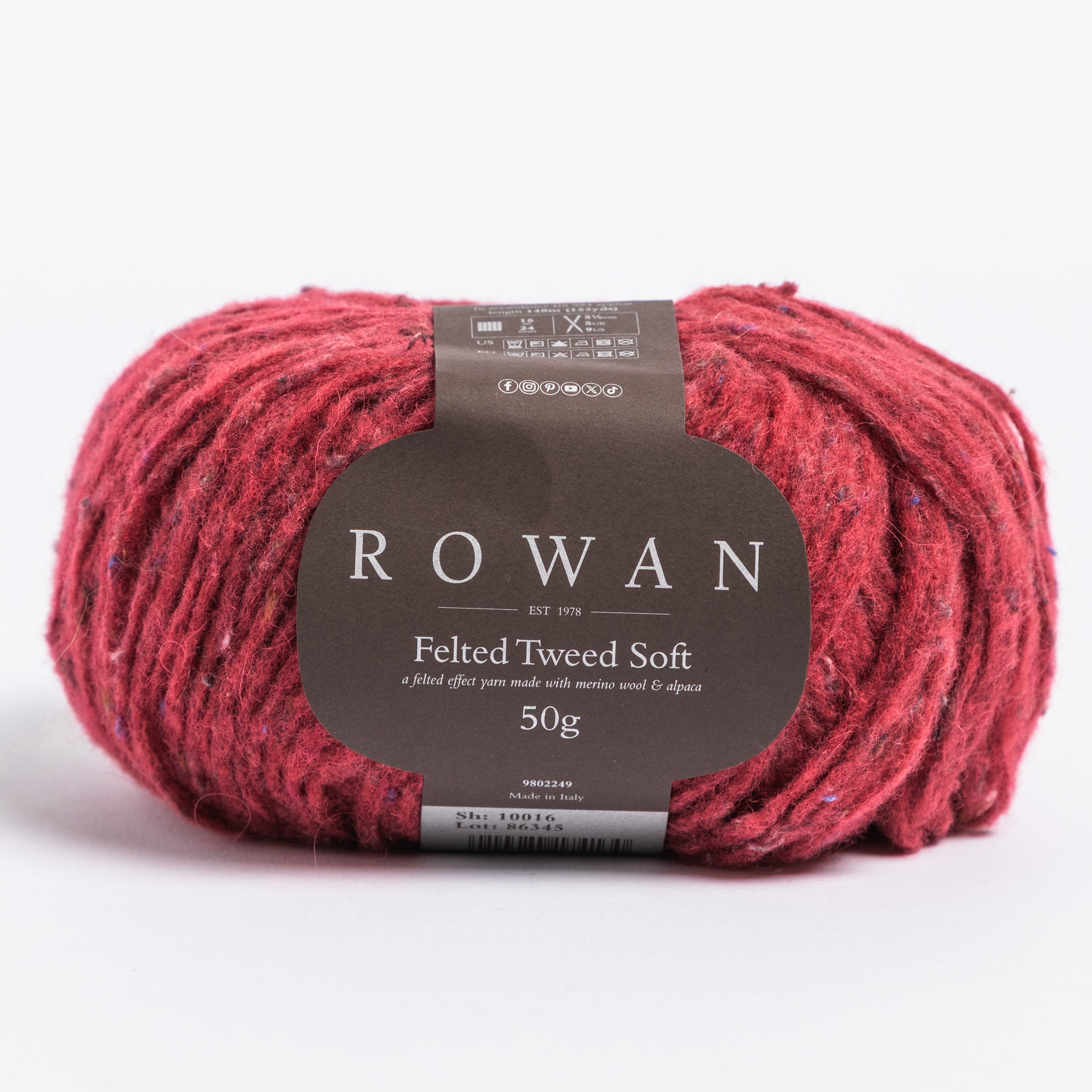 Rowan Felted Tweed Soft Yarn - 016 Rage
