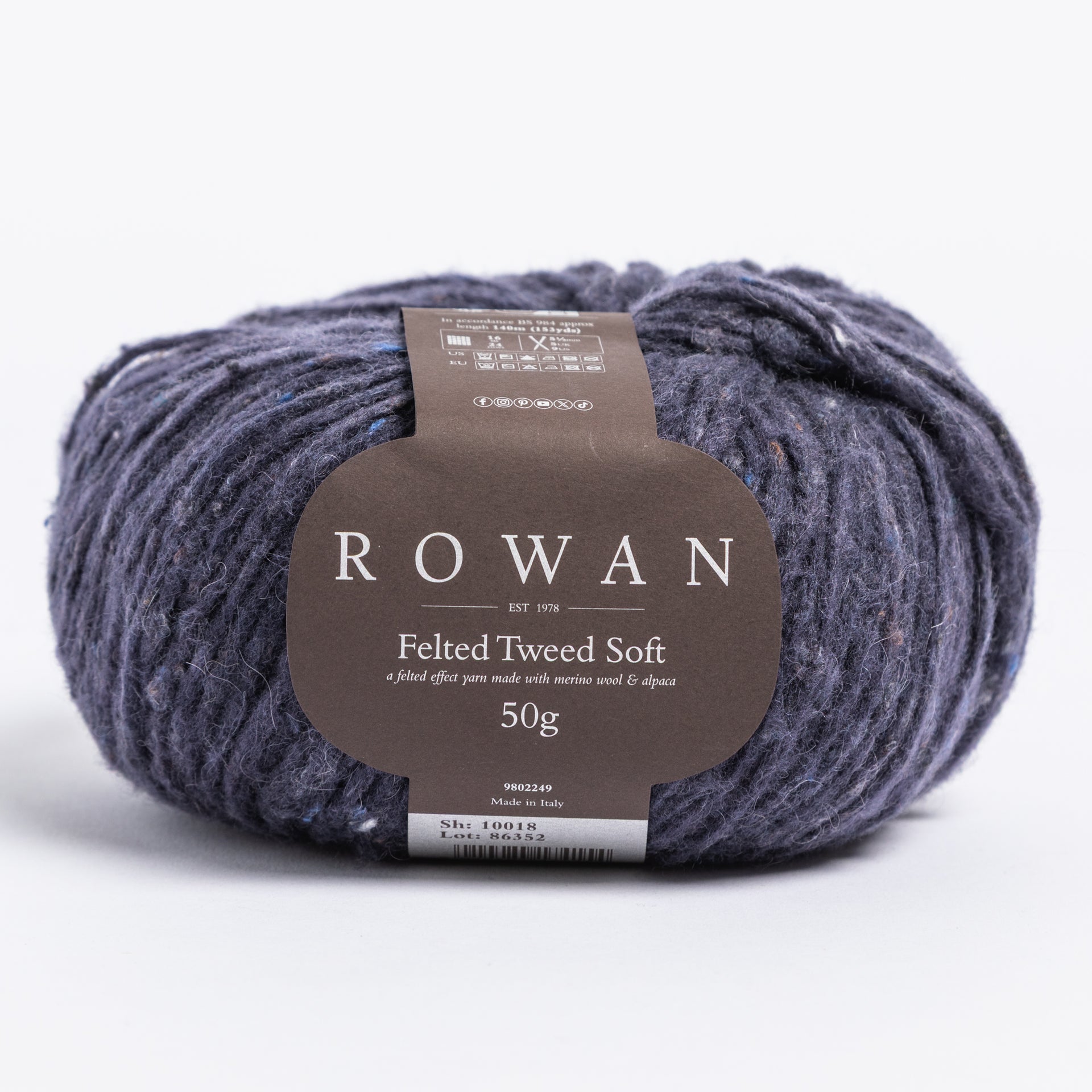 Rowan Felted Tweed Soft Yarn - 018 Seafarer
