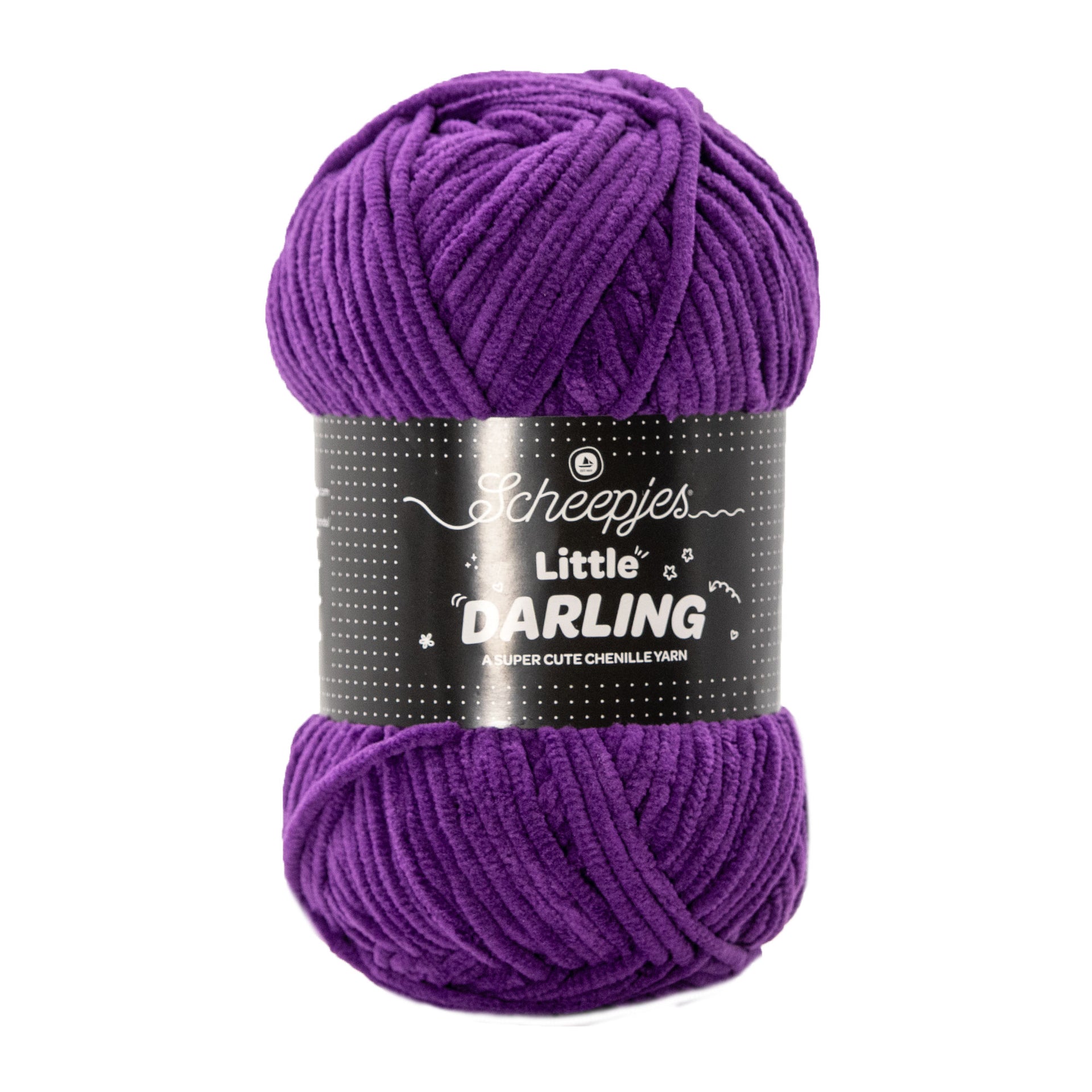 Scheepjes Little Darling Yarn - 422 Eggplant
