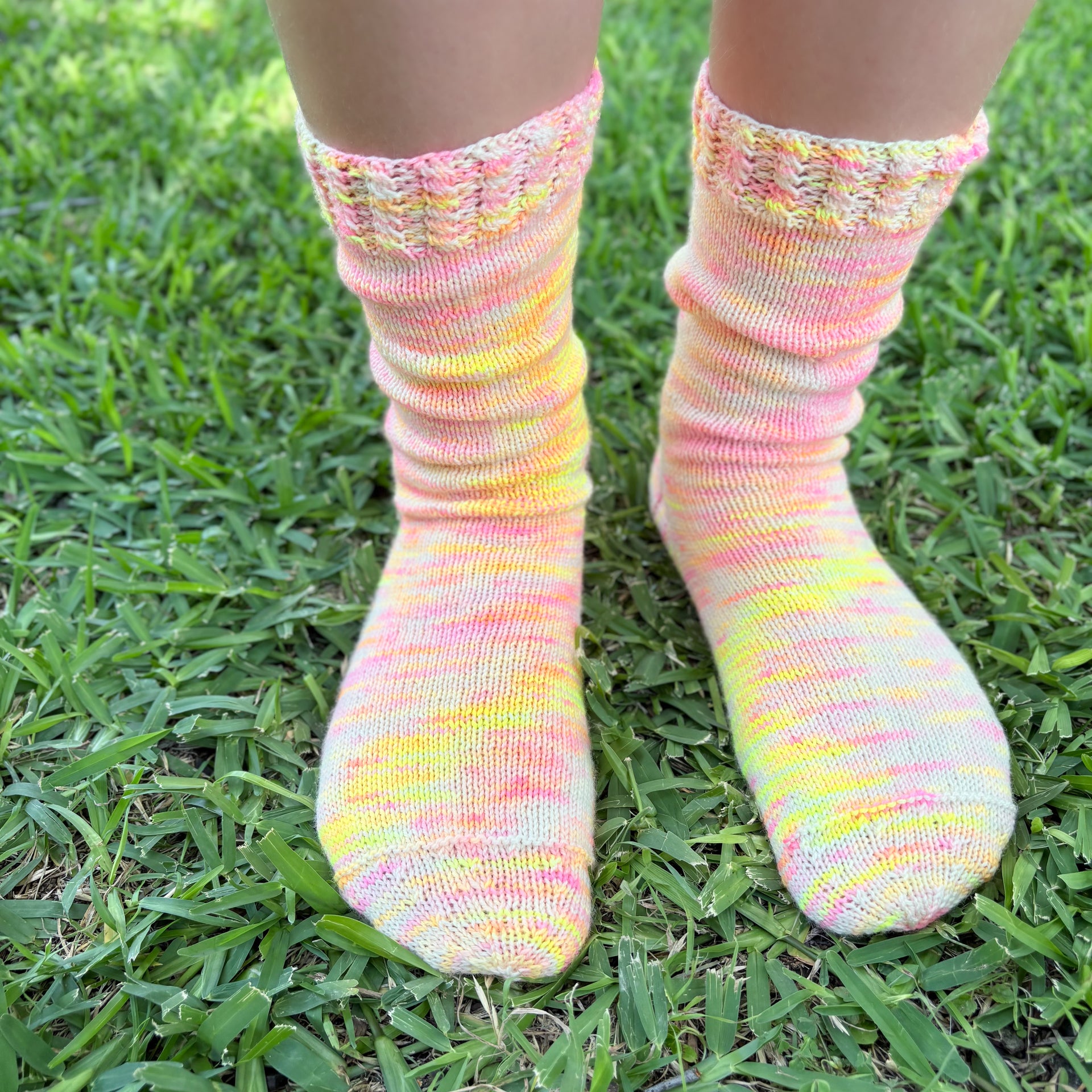 Madelinetosh Tosh Patterns - Sundae Best Socks - PDF Download

