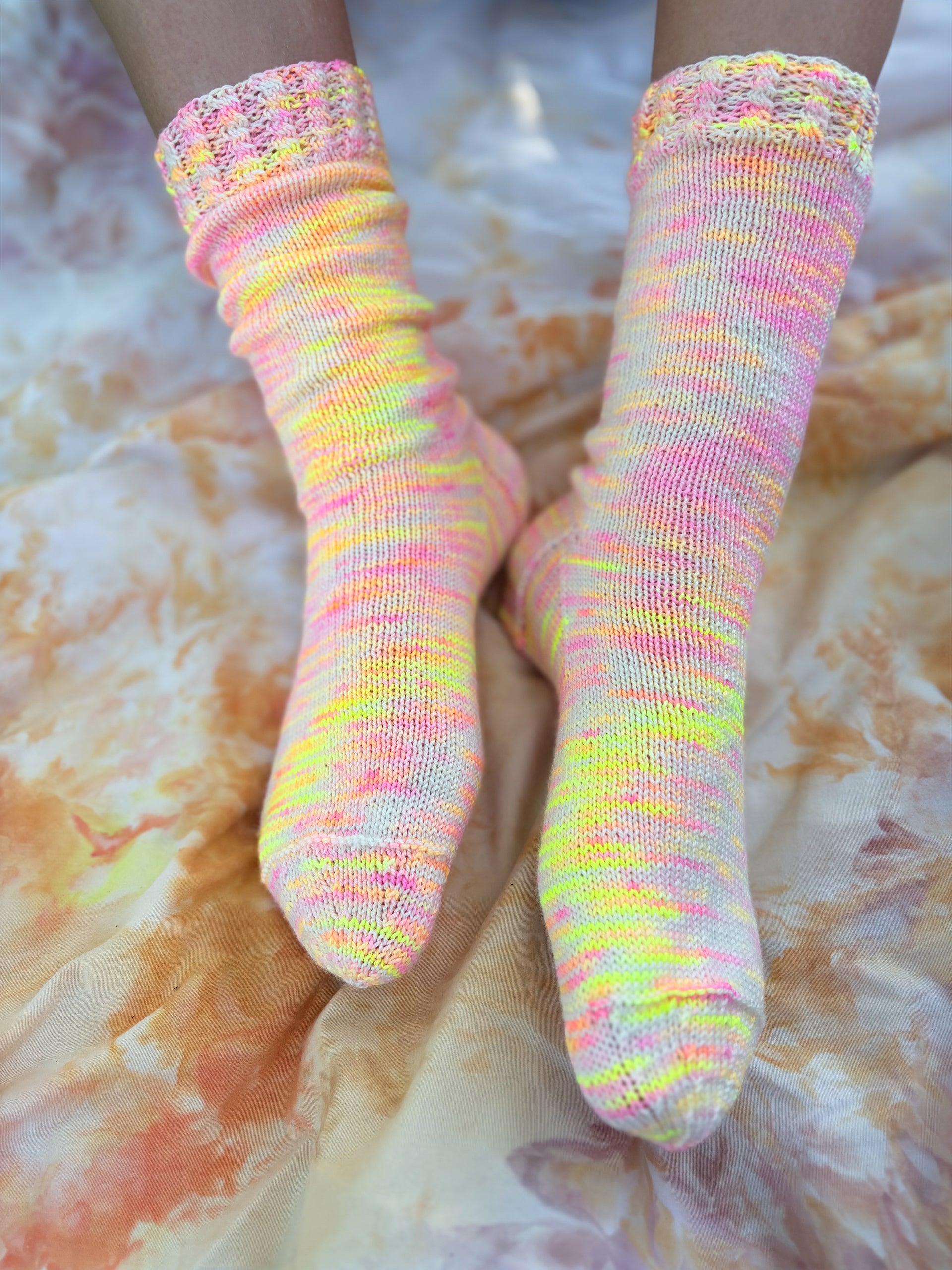 Madelinetosh Tosh Patterns - Sundae Best Socks - PDF Download
