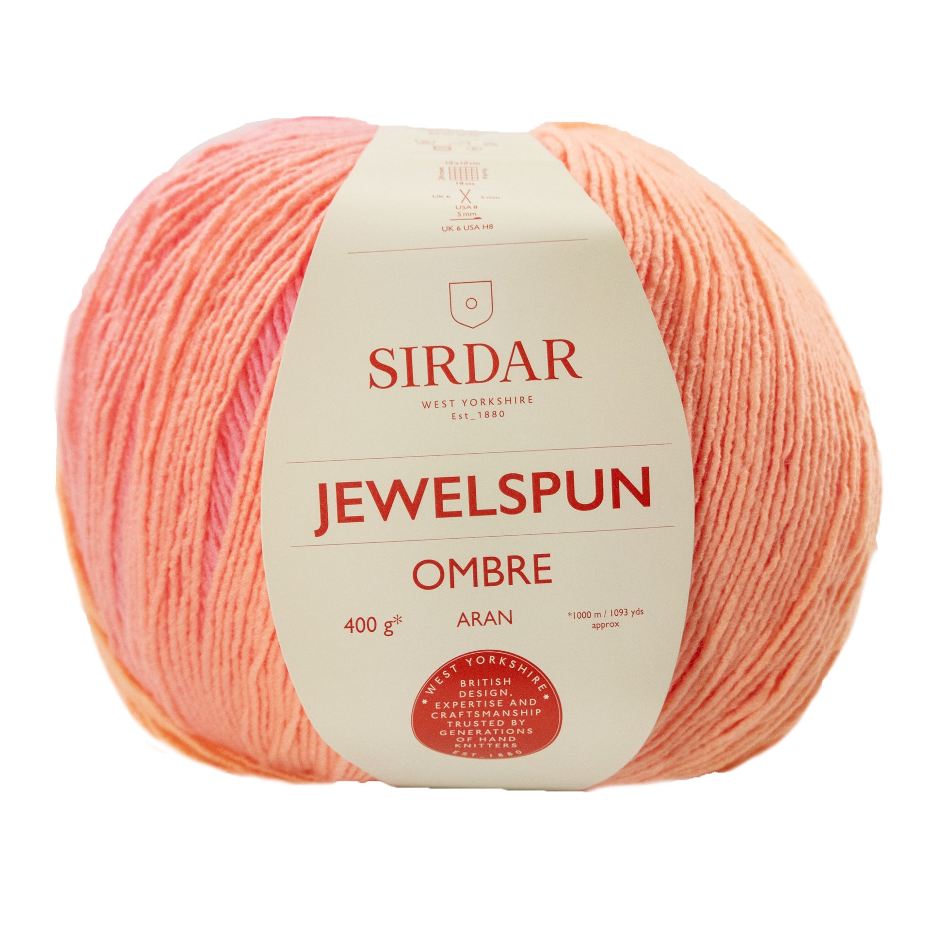 Sirdar Jewelspun Ombre Yarn - 100 Rainbow Glow
