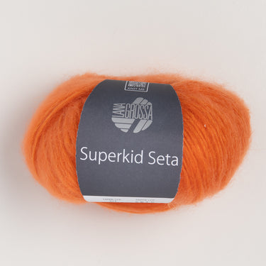 Lana Grossa Superkid Seta Yarn - 013 Bright Orange
