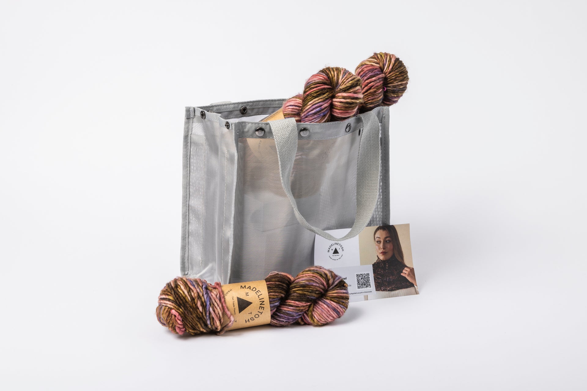 Madelinetosh Winter Moon Hat & Mitts Bundle - Cue the Waltz
