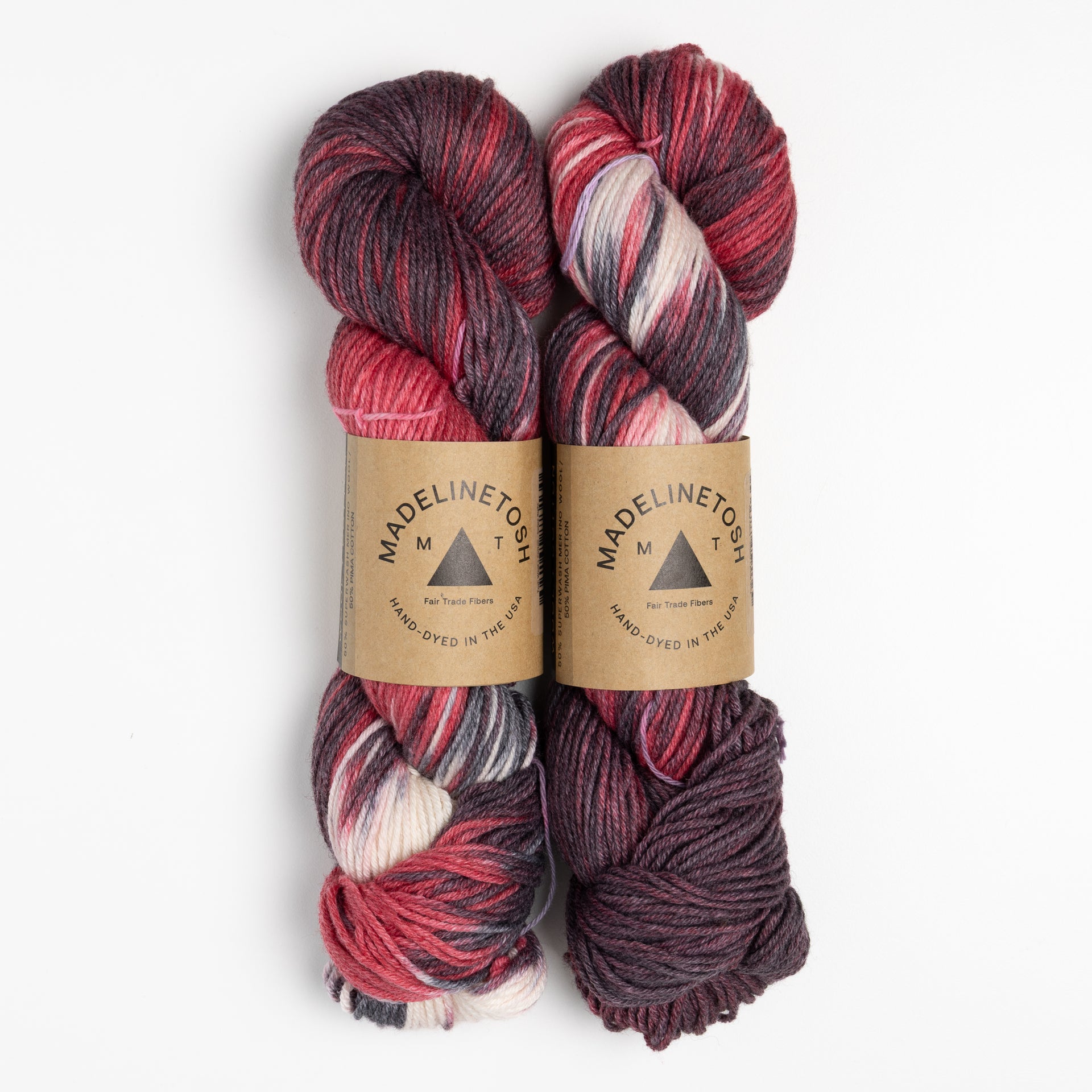 Madelinetosh Wool + Cotton Yarn - Swipe Right
