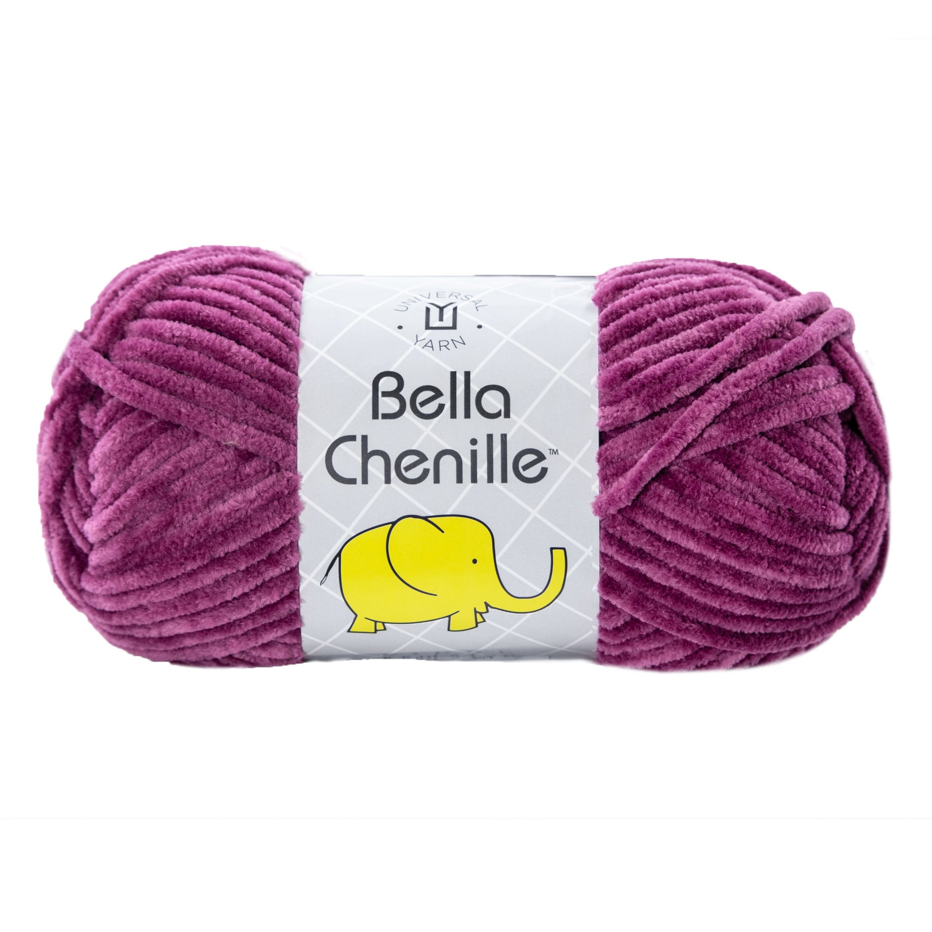 Universal Yarn Bella Chenille Yarn - 124 Boysenberry
