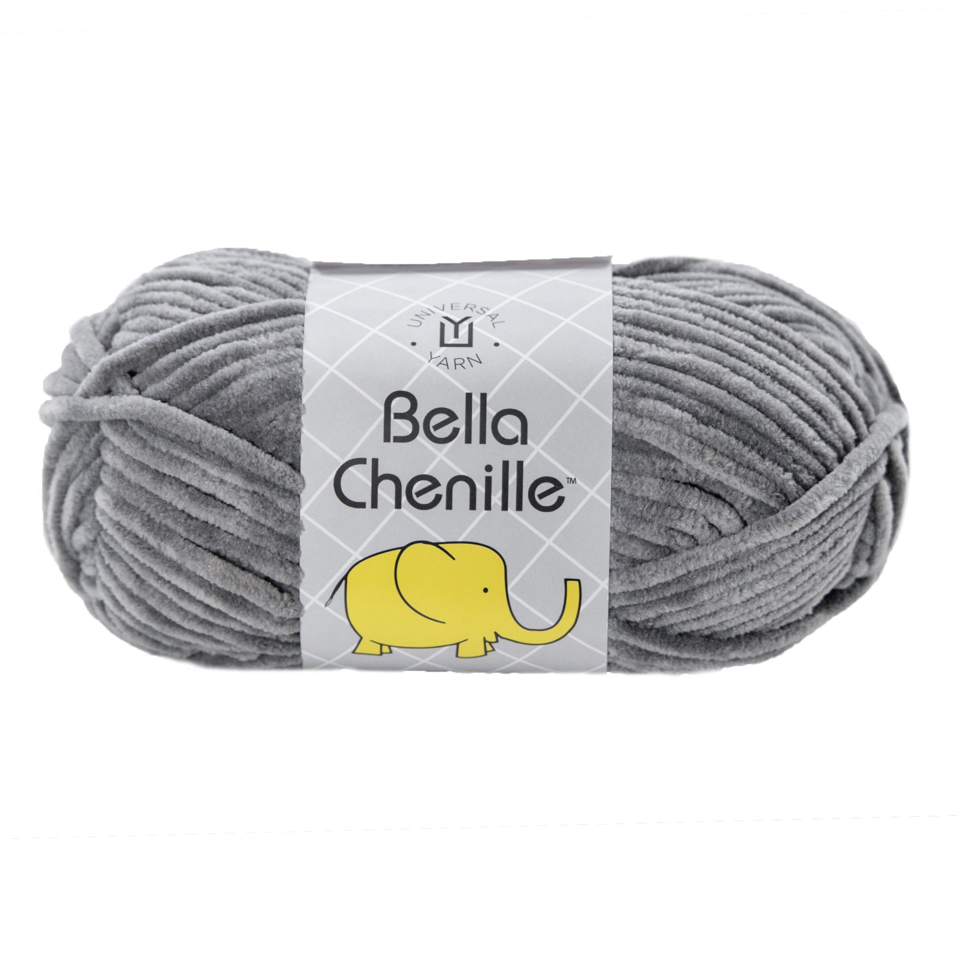 Universal Yarn Bella Chenille Yarn - 118 Elephant
