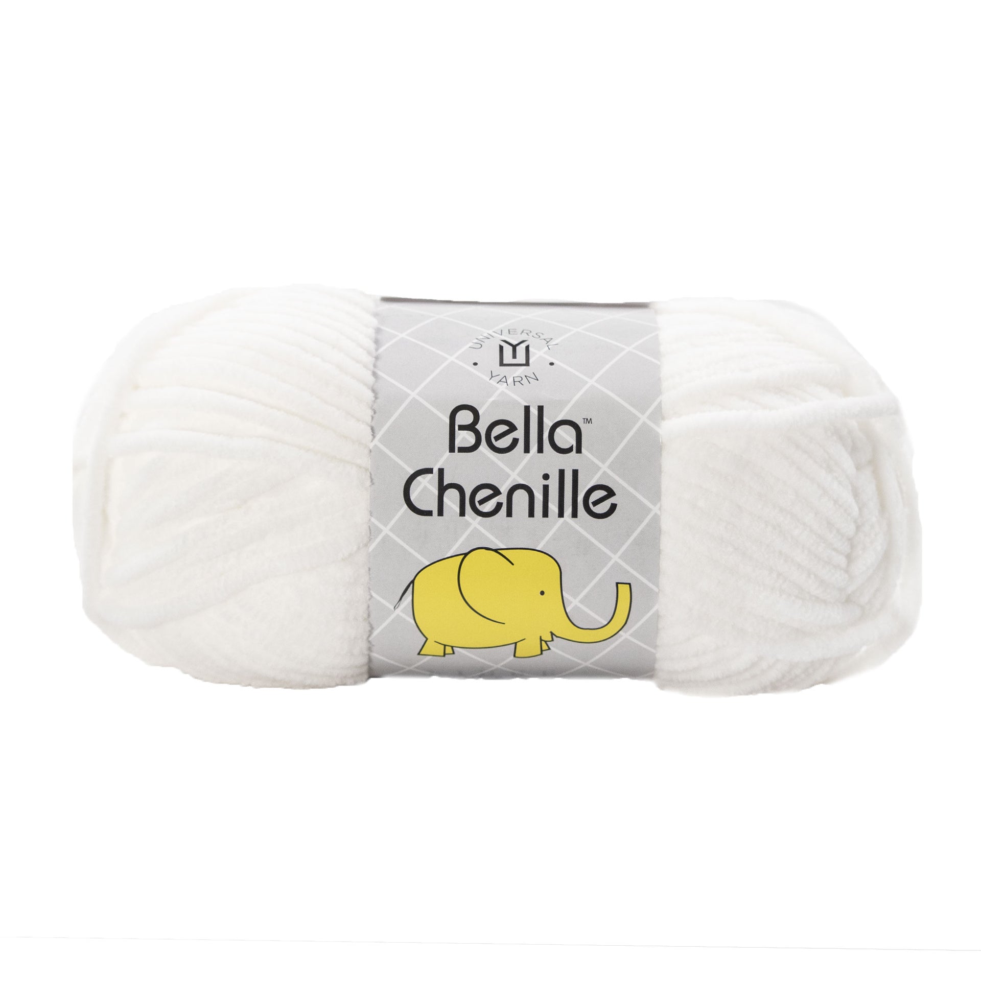 Universal Yarn Bella Chenille Yarn - 101 Snowy
