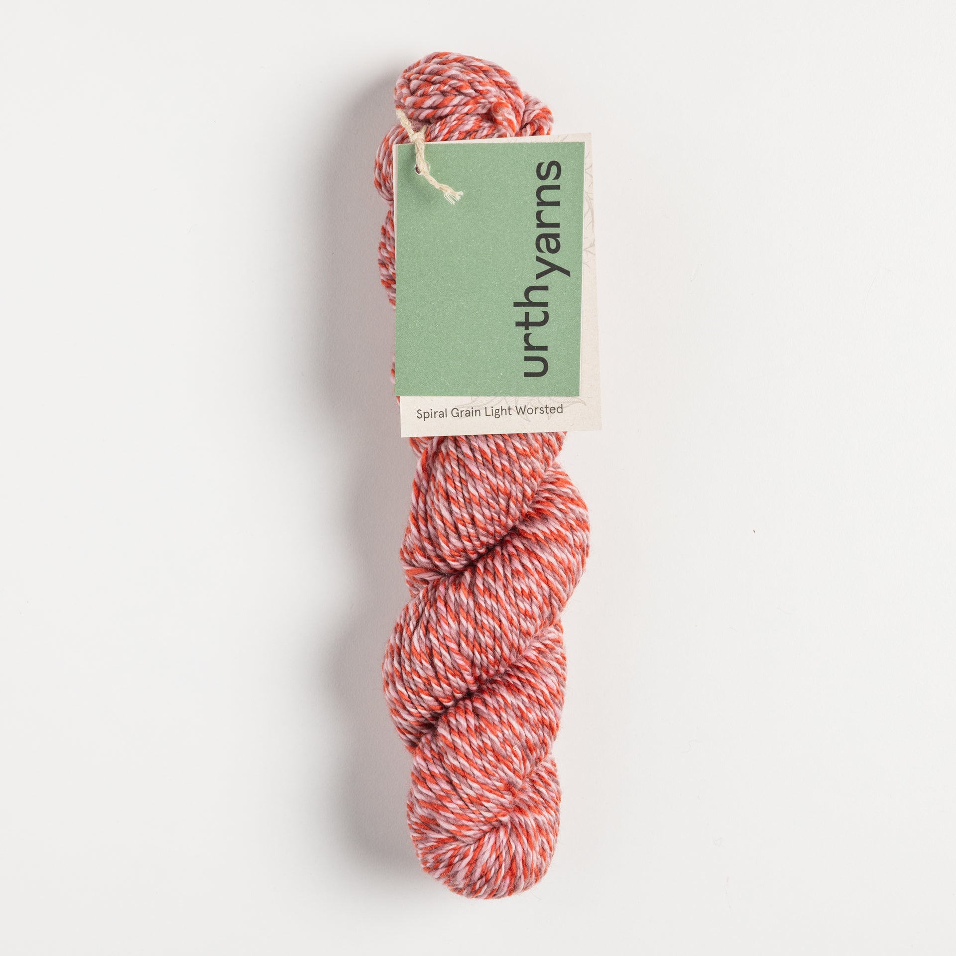 Urth Yarns Spiral Grain Light Worsted Yarn - Rhubard
