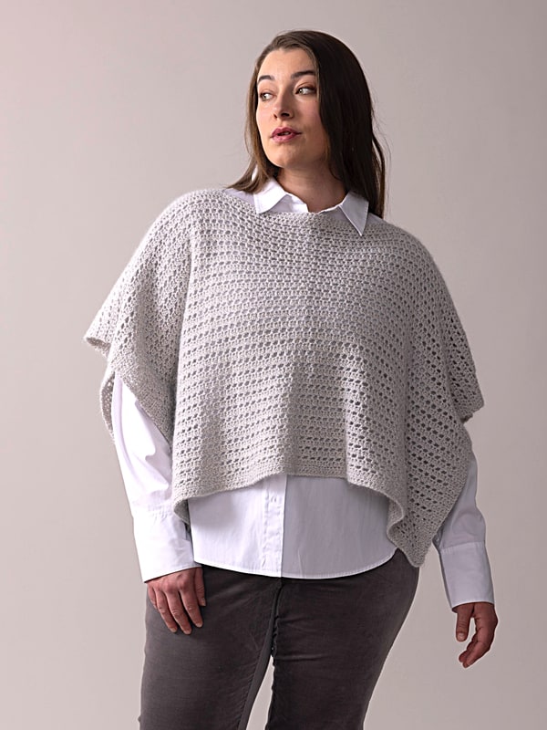 Berroco Lumi and Aerial Patterns - Vanda Poncho - Free PDF Download
