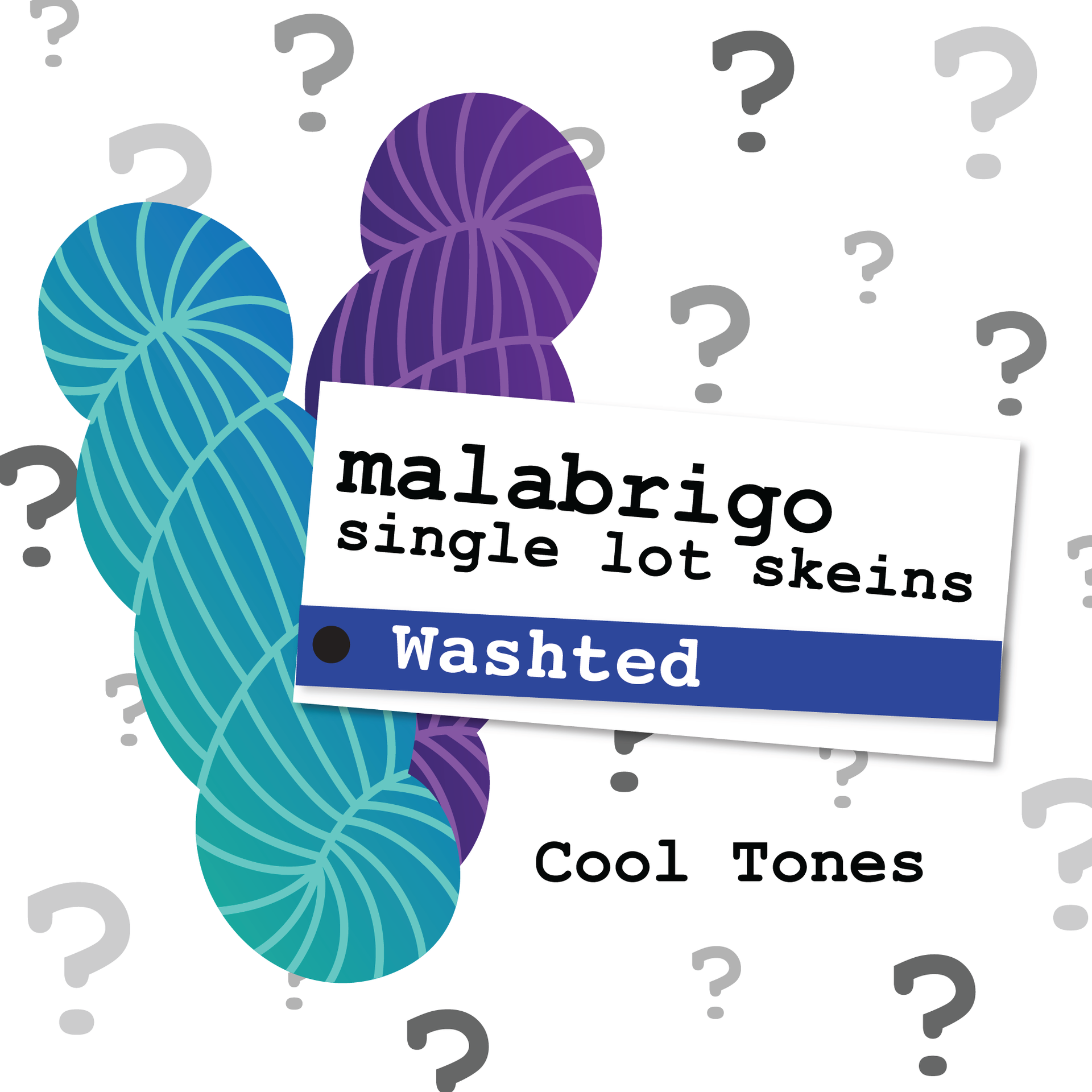 Malabrigo Washted Yarn - *OOAK Cool
