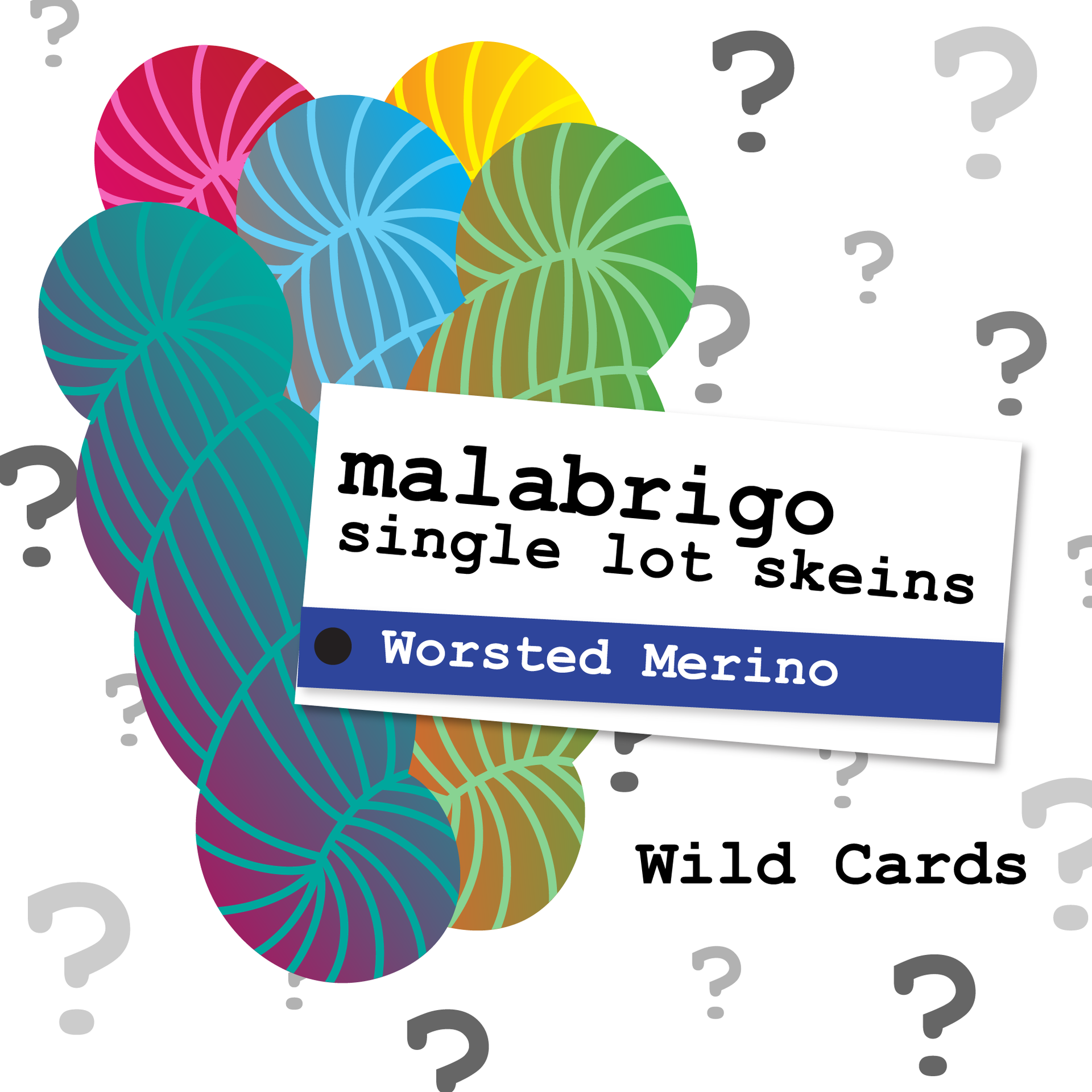 Malabrigo Worsted Merino Yarn - *OOAK Wild Card
