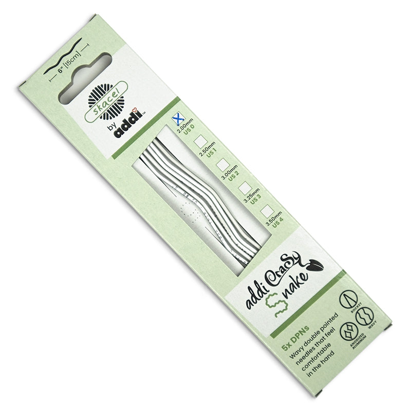 Addi CraSySnake Lace Double Pointed Needles - US 3 (3.25 mm