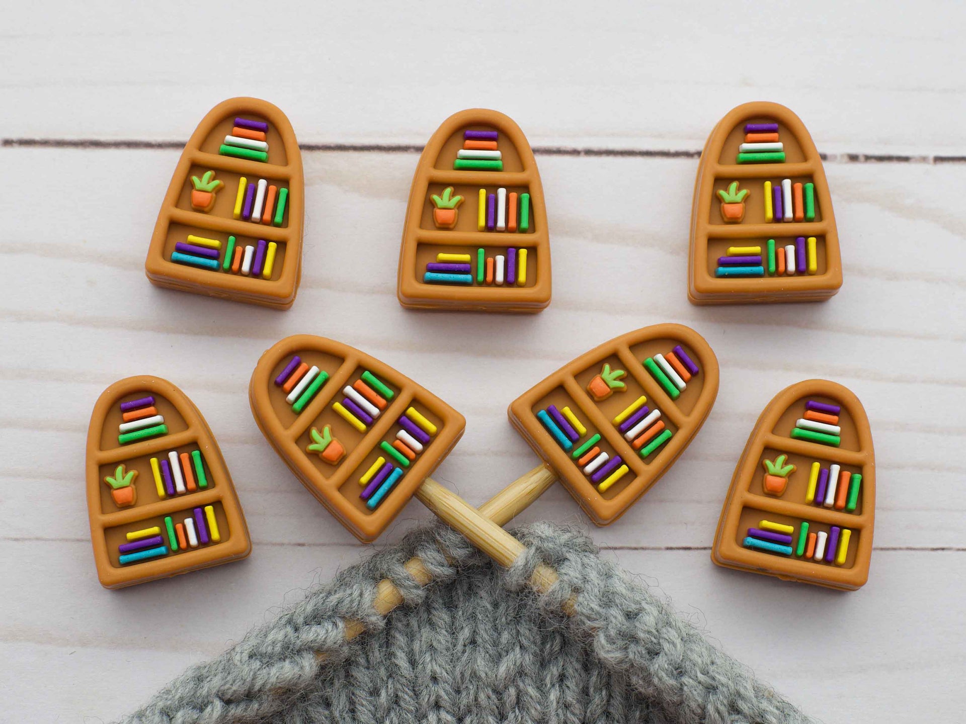 Fox & Pine Stitches Stitch Stoppers/Point Protector - Book Lover
