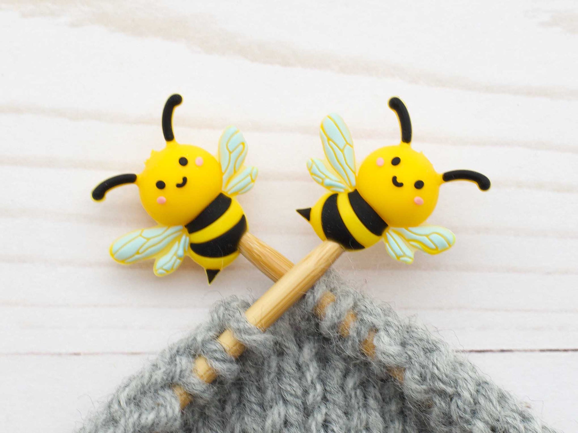 Fox & Pine Stitches Stitch Stoppers/ Point Protector - Bumble Bee
