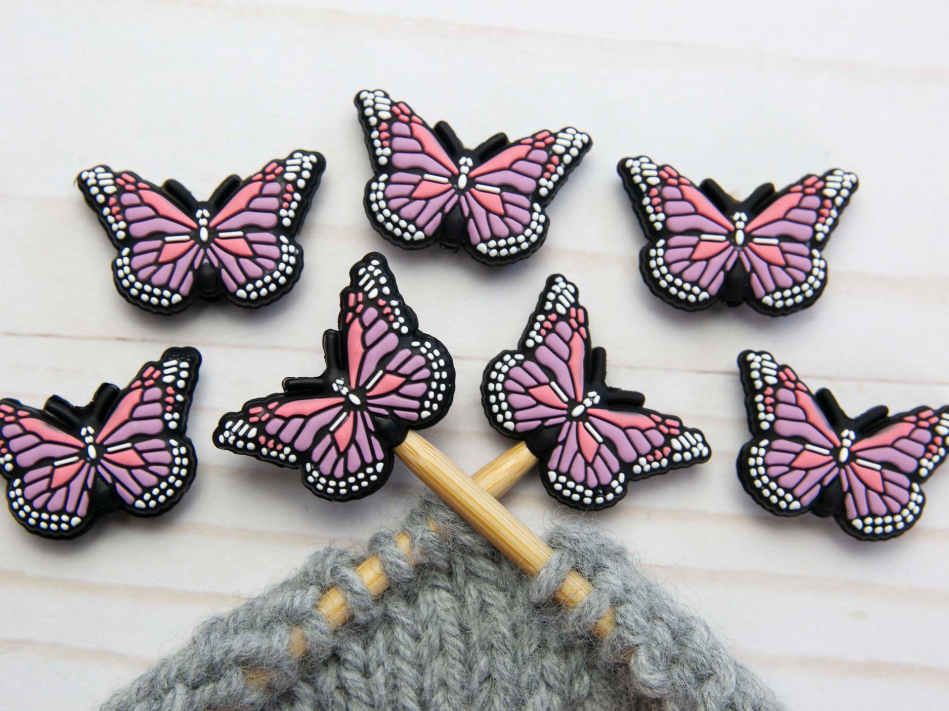 Fox & Pine Stitches Stitch Stoppers/ Point Protector - Butterfly
