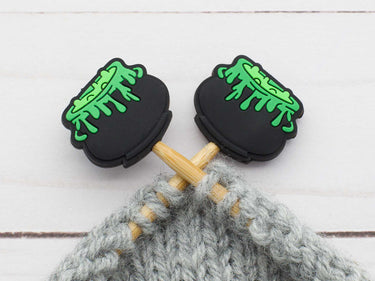 Fox & Pine Stitches Stitch Stoppers/  Point Protector - Cauldron