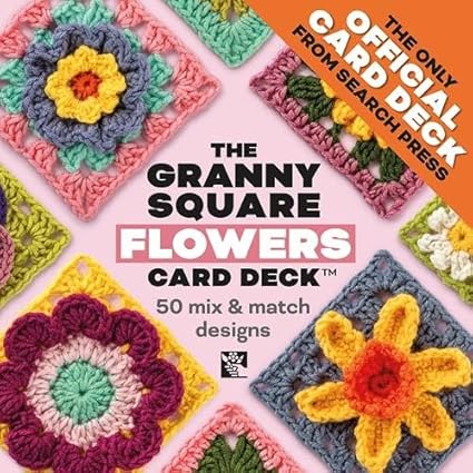 Penguin Random House Claire Montgomerie Crochet Books - The Granny Square Flowers Card Deck: 50 Mix and Match Designs
